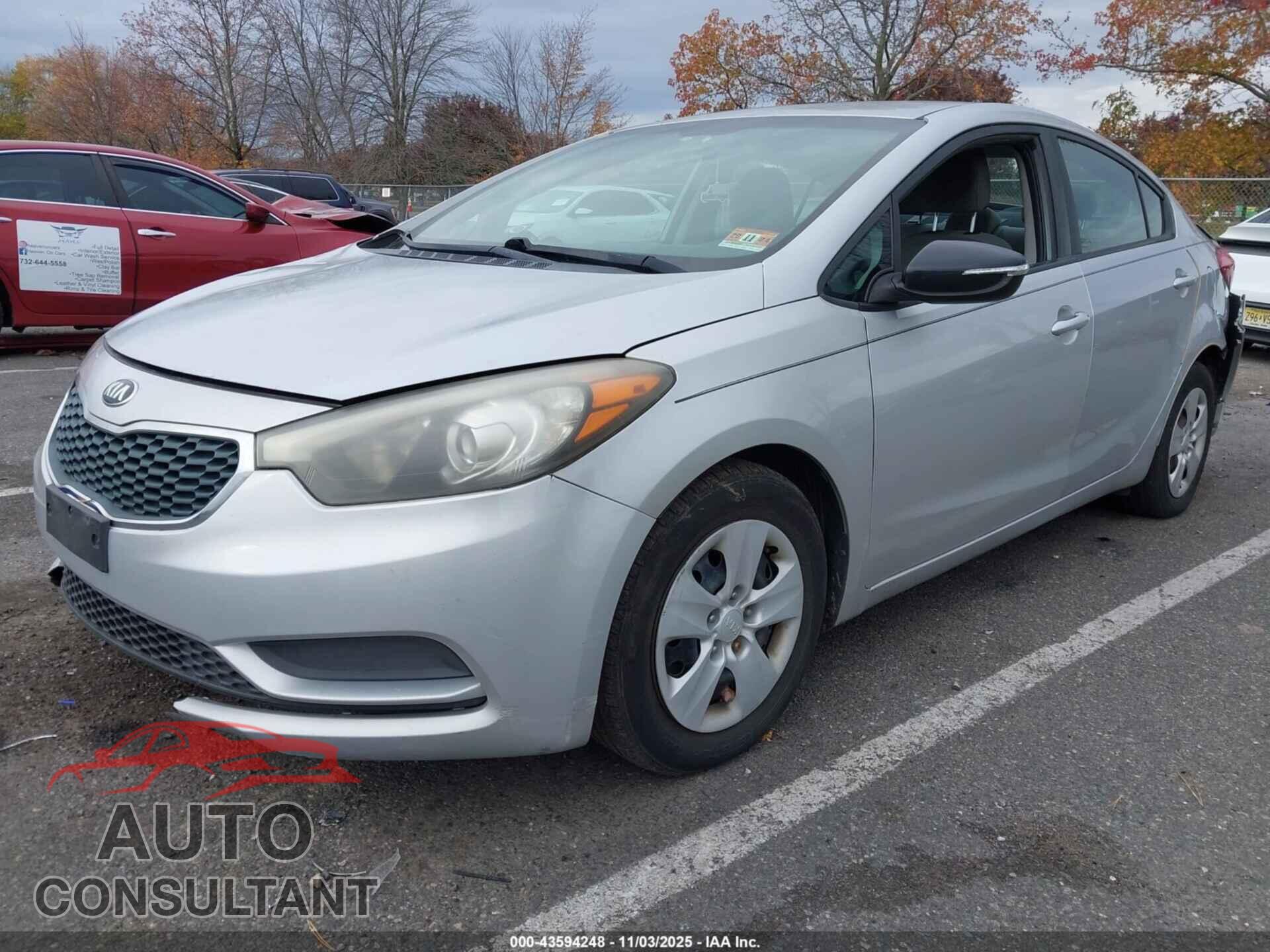 KIA FORTE 2016 - KNAFX4A65G5497539