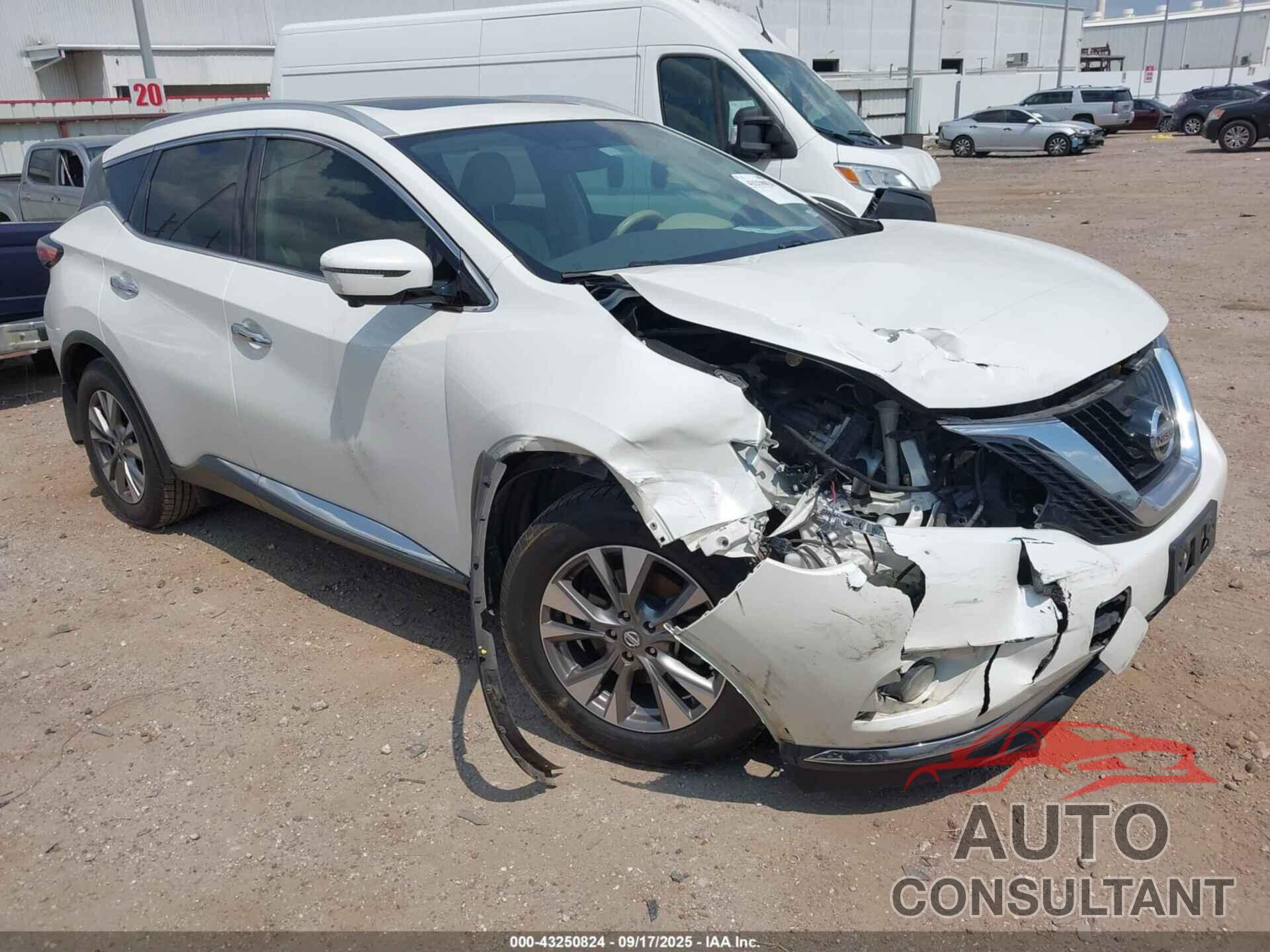 NISSAN MURANO 2017 - 5N1AZ2MG6HN201666