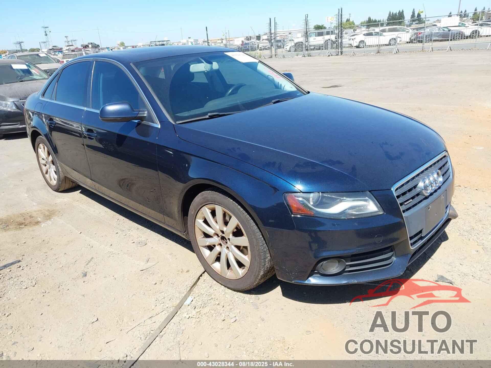 AUDI A4 2010 - WAUFFAFL8AN046032