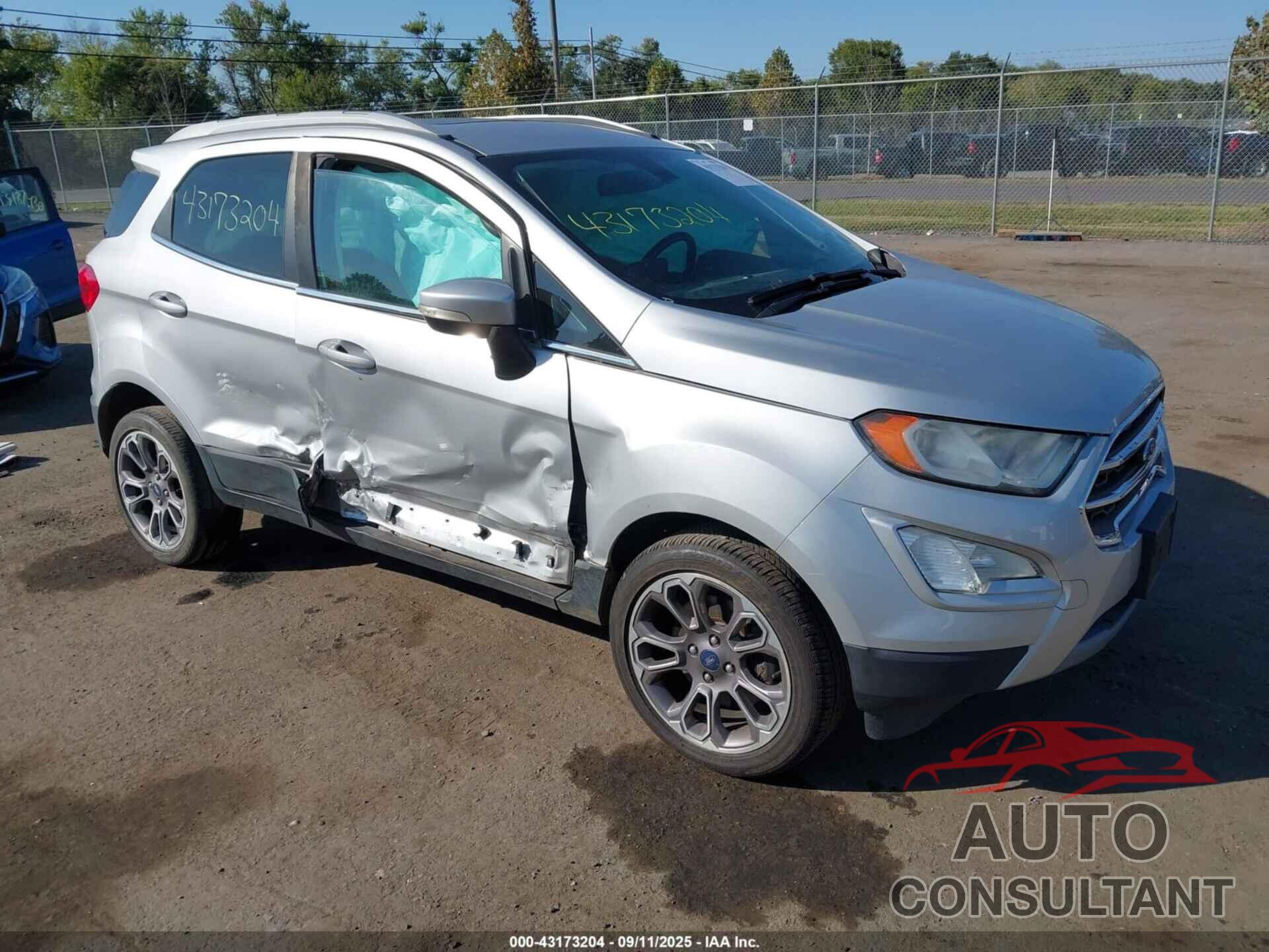 FORD ECOSPORT 2019 - MAJ6S3KL2KC274787