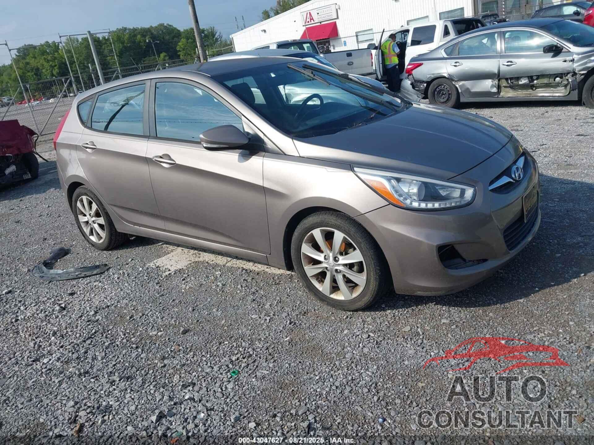 HYUNDAI ACCENT 2014 - KMHCU5AE6EU145807