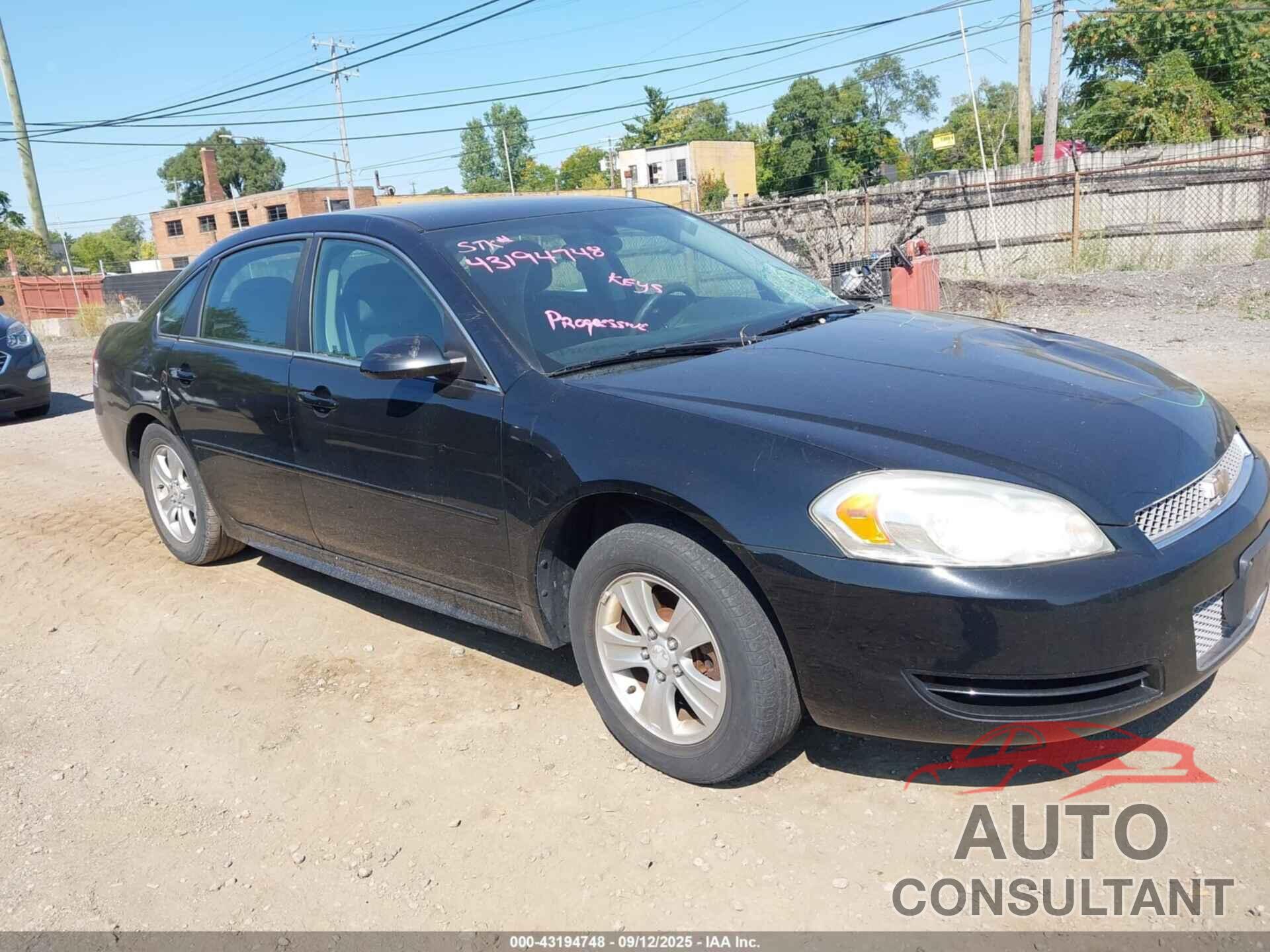 CHEVROLET IMPALA LIMITED 2014 - 2G1WA5E3XE1119783