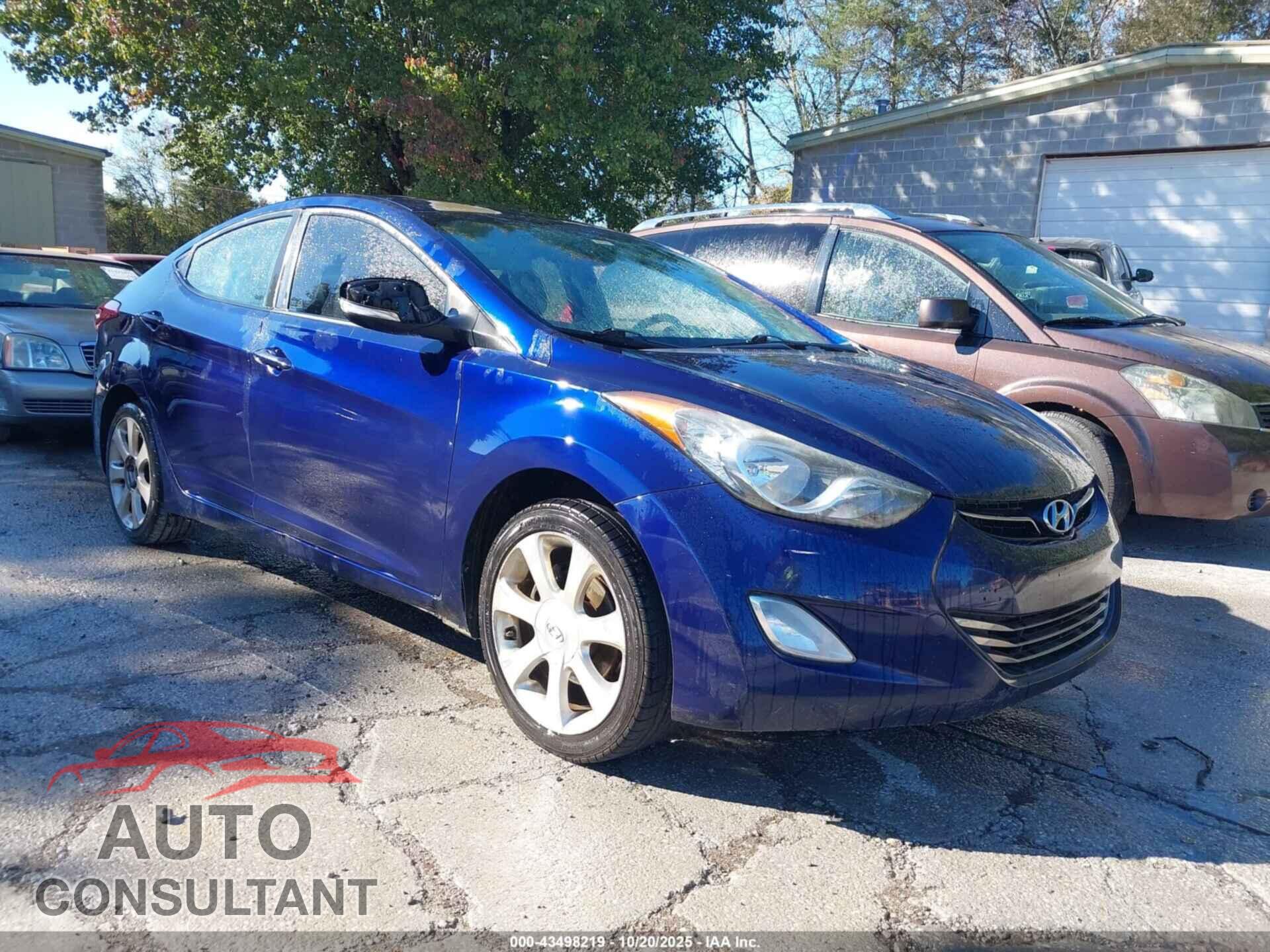 HYUNDAI ELANTRA 2012 - 5NPDH4AE9CH093975