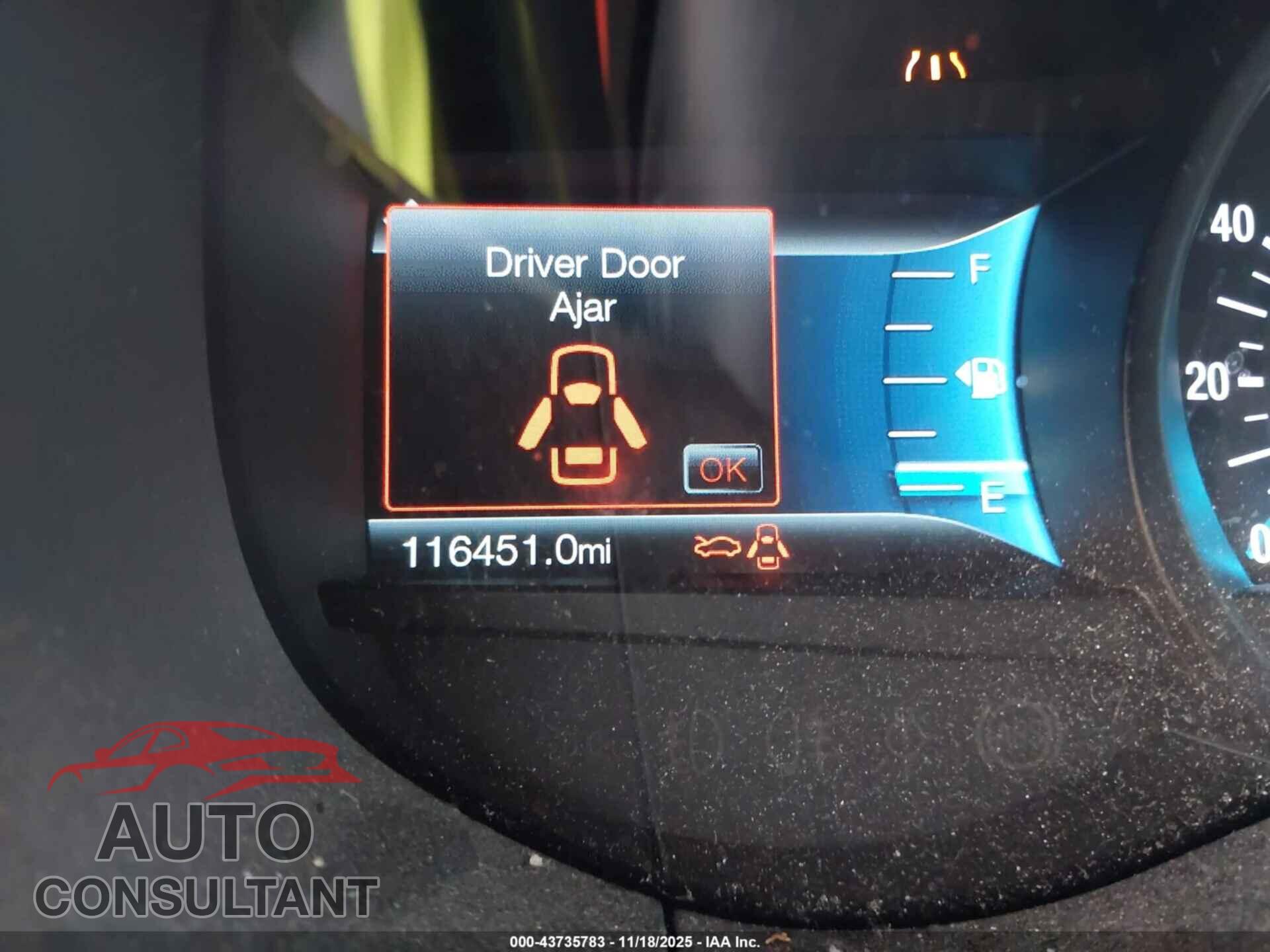 FORD EDGE 2015 - 2FMPK3K86FBB00524