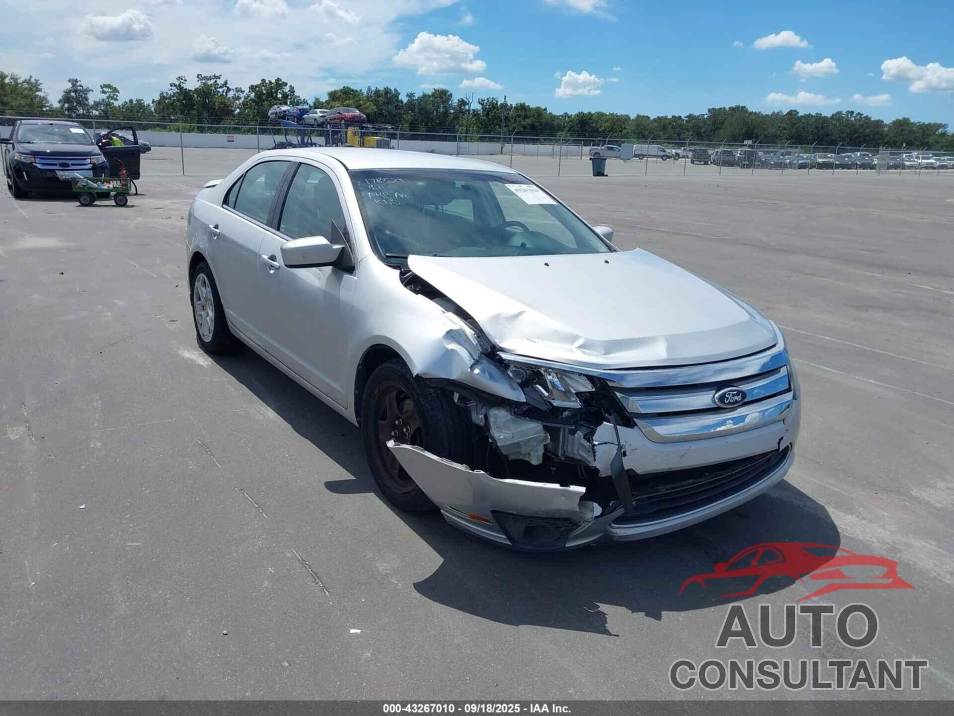 FORD FUSION 2011 - 3FAHP0HG5BR137444