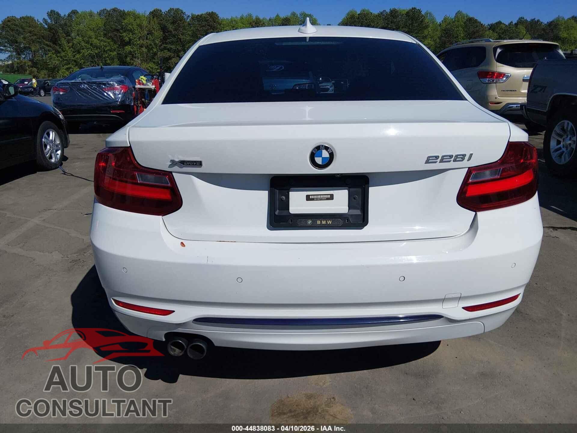 BMW 228I 2015 - WBA1G9C57FVX96606