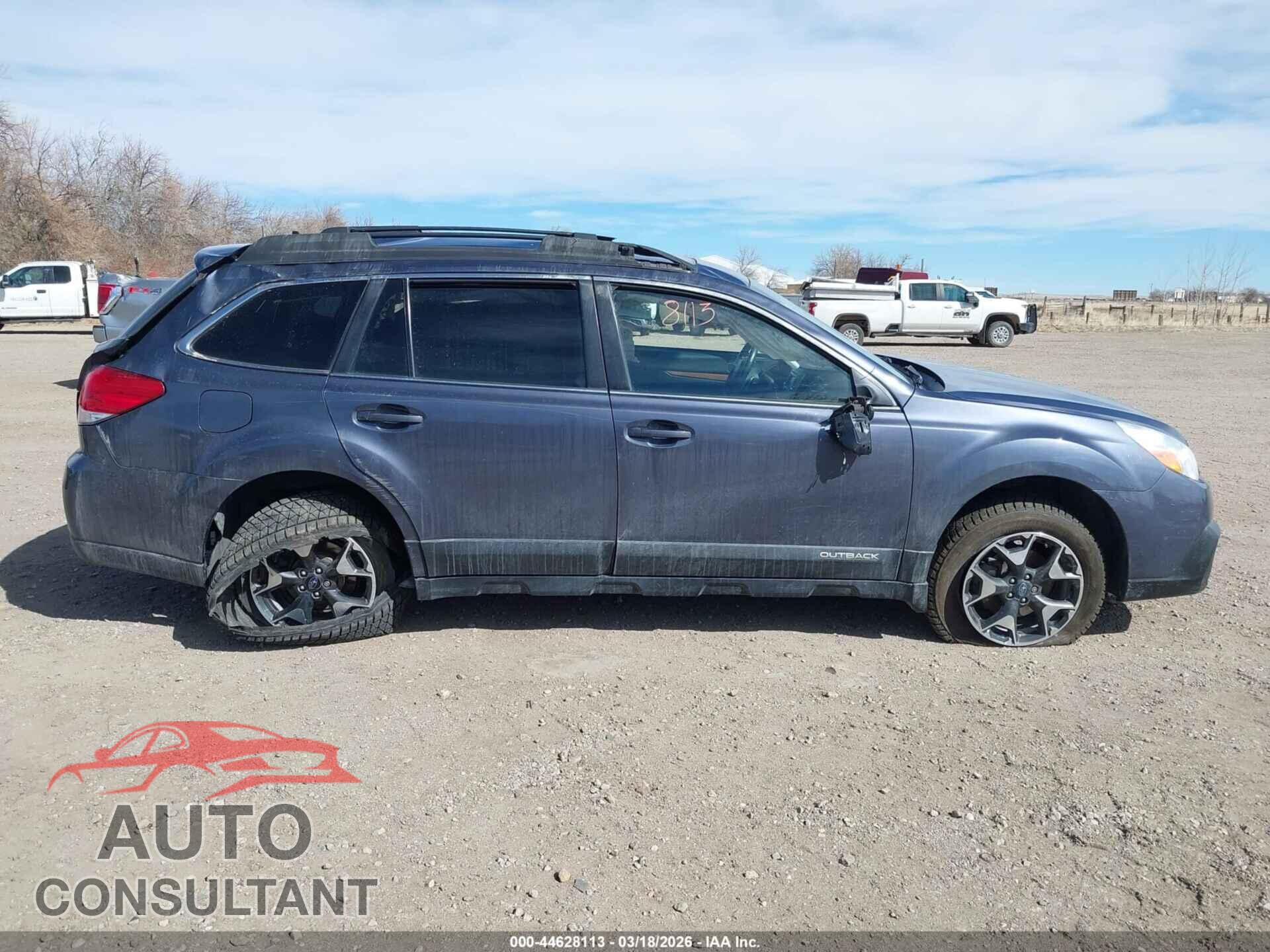 SUBARU OUTBACK 2014 - 4S4BRBLC8E3321852