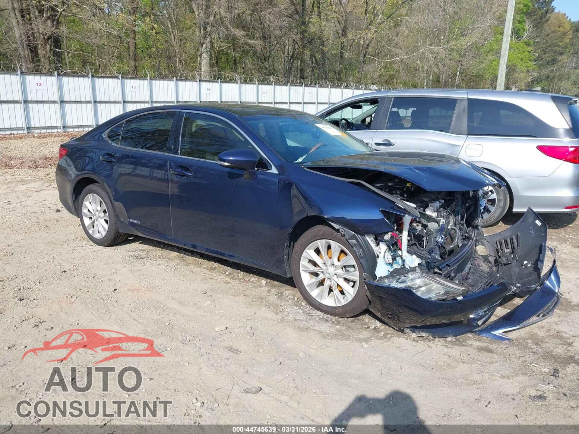 LEXUS ES 300H 2015 - JTHBW1GG9F2092592
