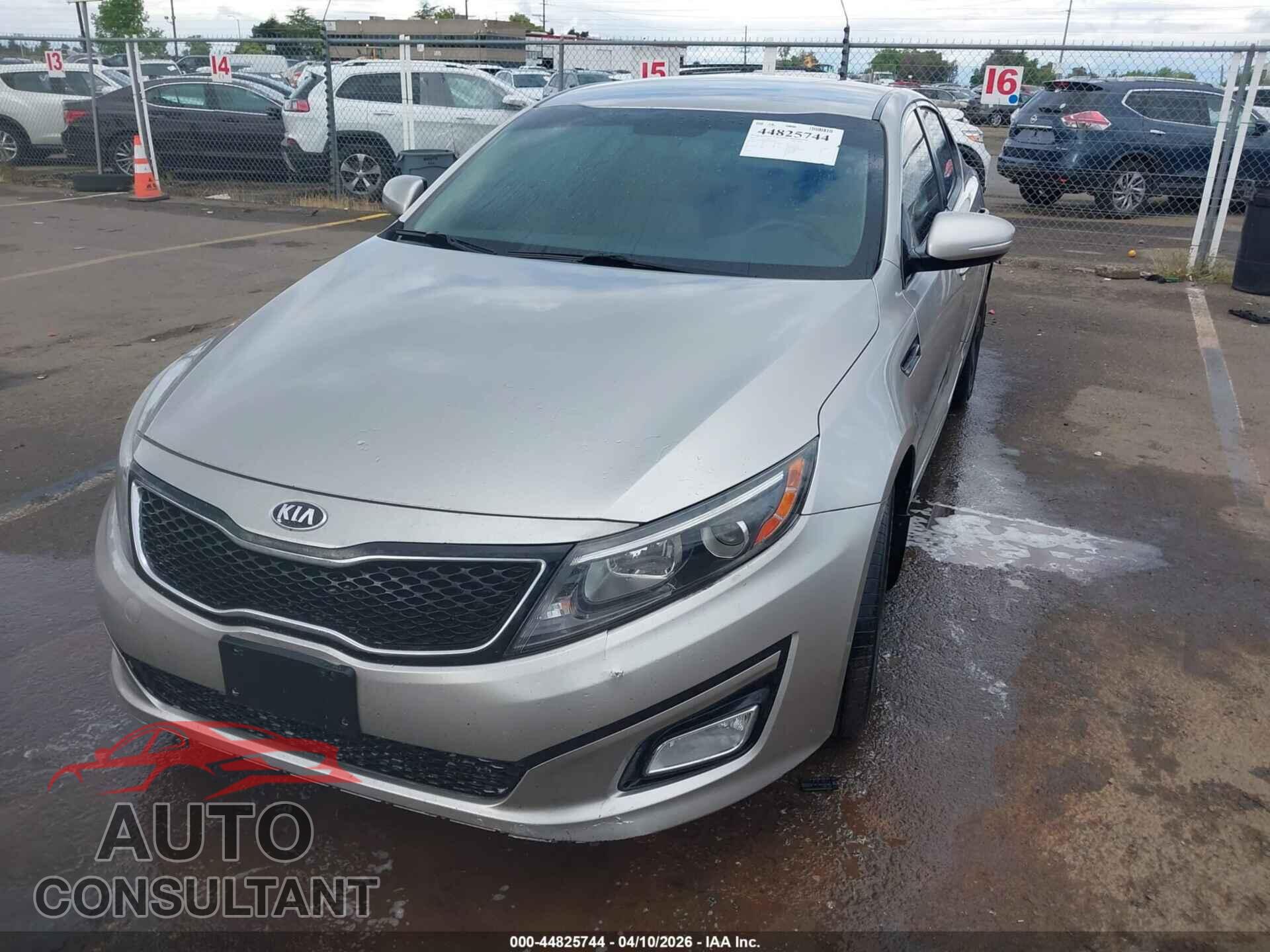 KIA OPTIMA 2014 - KNAGM4A7XE5513320