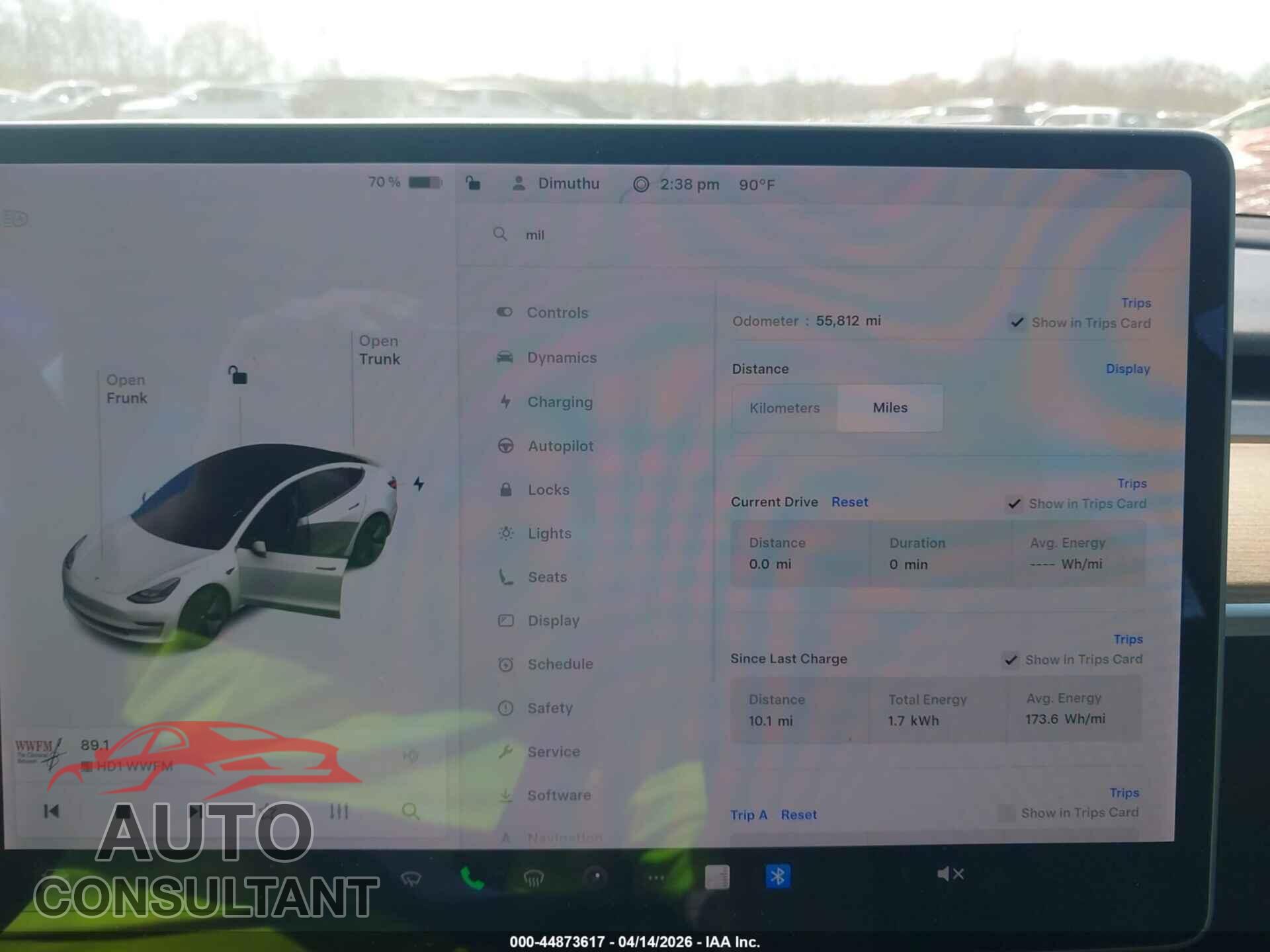 TESLA MODEL 3 2021 - 5YJ3E1EA3MF048024