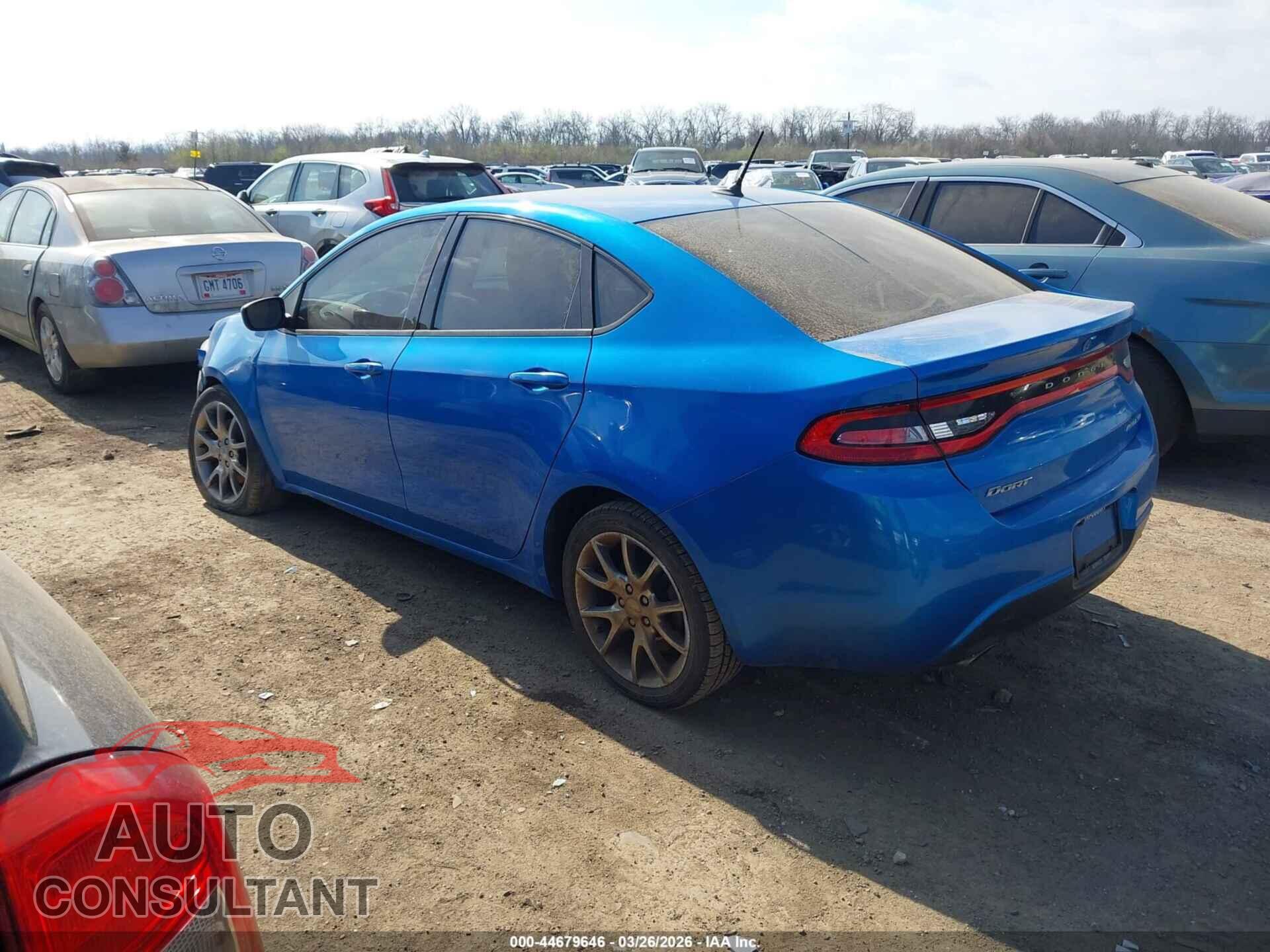 DODGE DART 2015 - 1C3CDFBB2FD182518