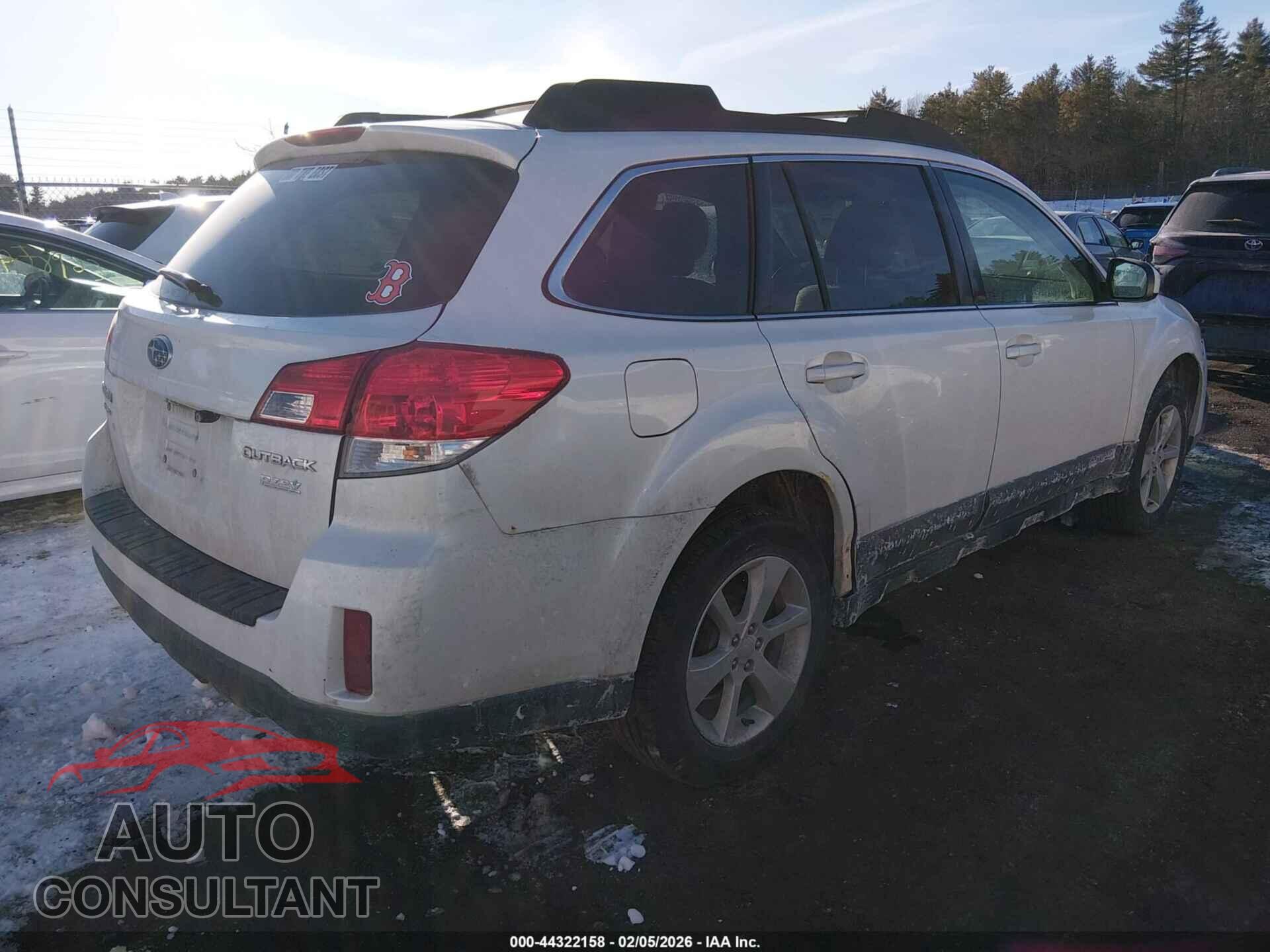 SUBARU OUTBACK 2013 - 4S4BRBCC6D3321122