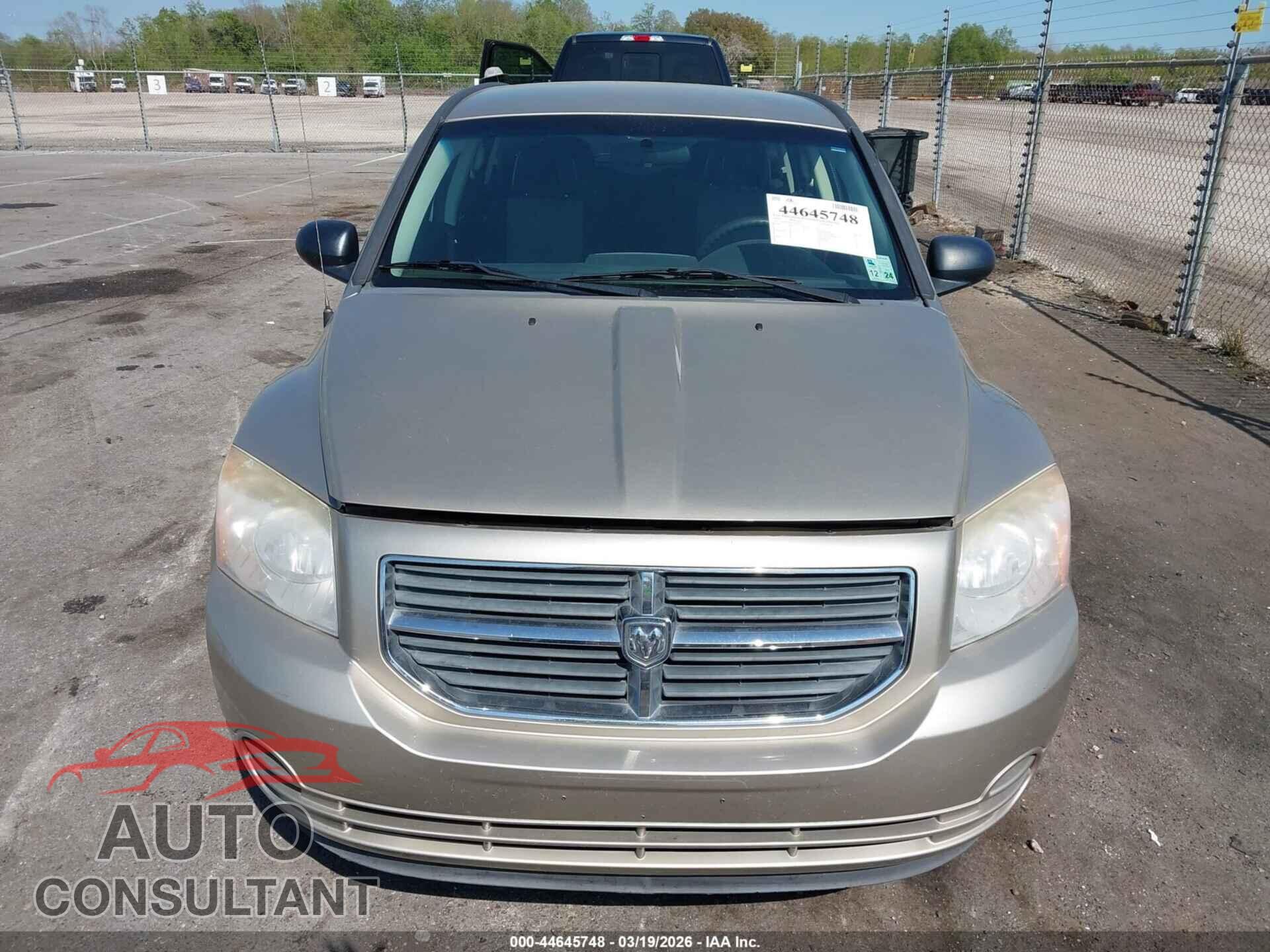 DODGE CALIBER 2009 - 1B3HB48A49D170838