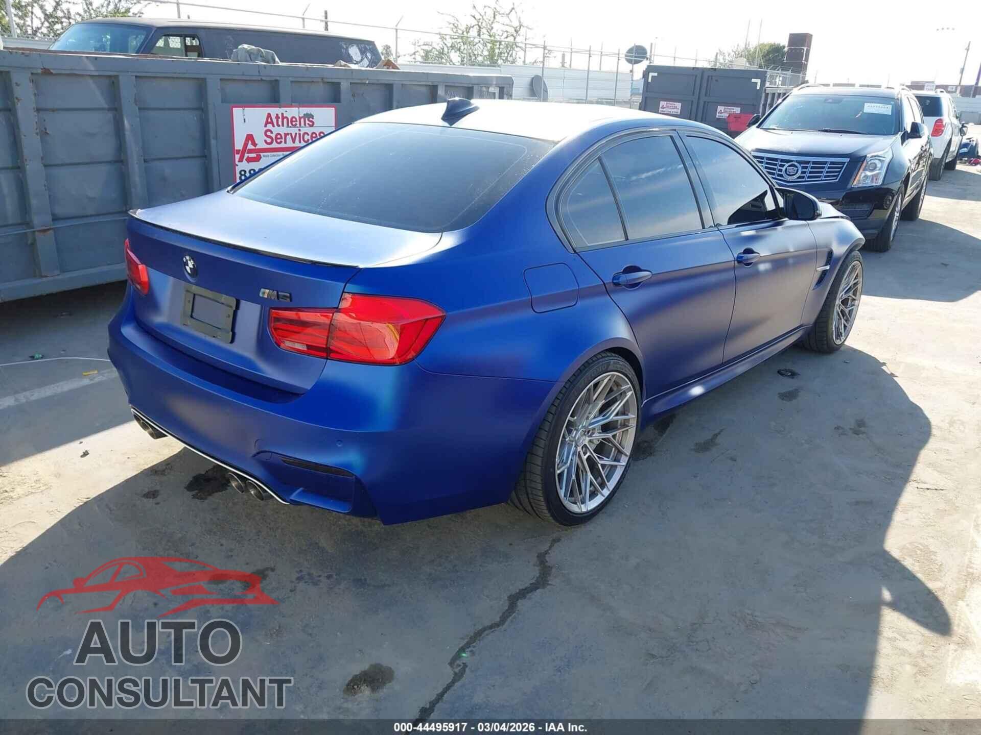 BMW M3 2018 - WBS8M9C54J5J78218