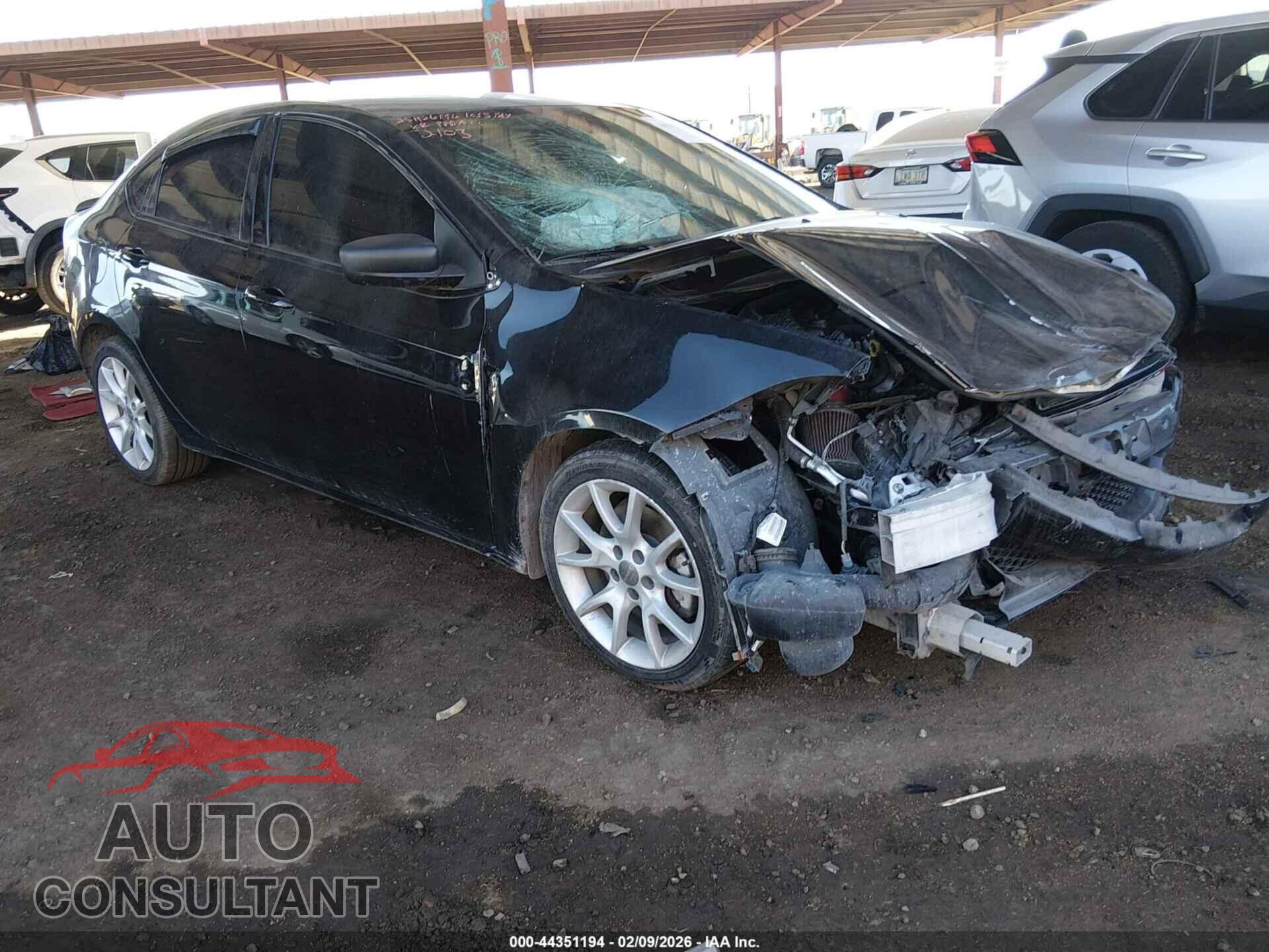 DODGE DART 2015 - 1C3CDFBB2FD352103