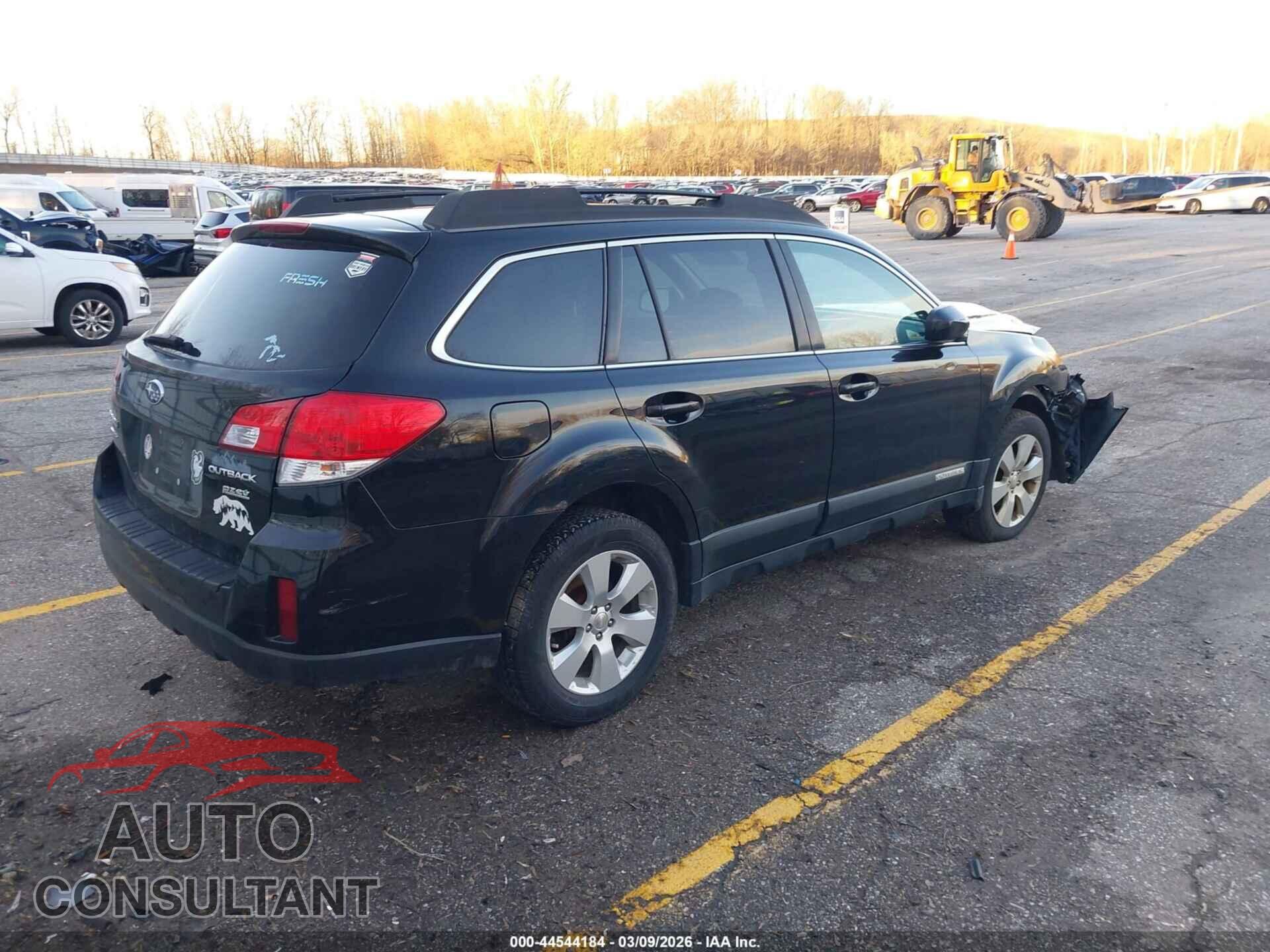 SUBARU OUTBACK 2012 - 4S4BRBGC6C1238732