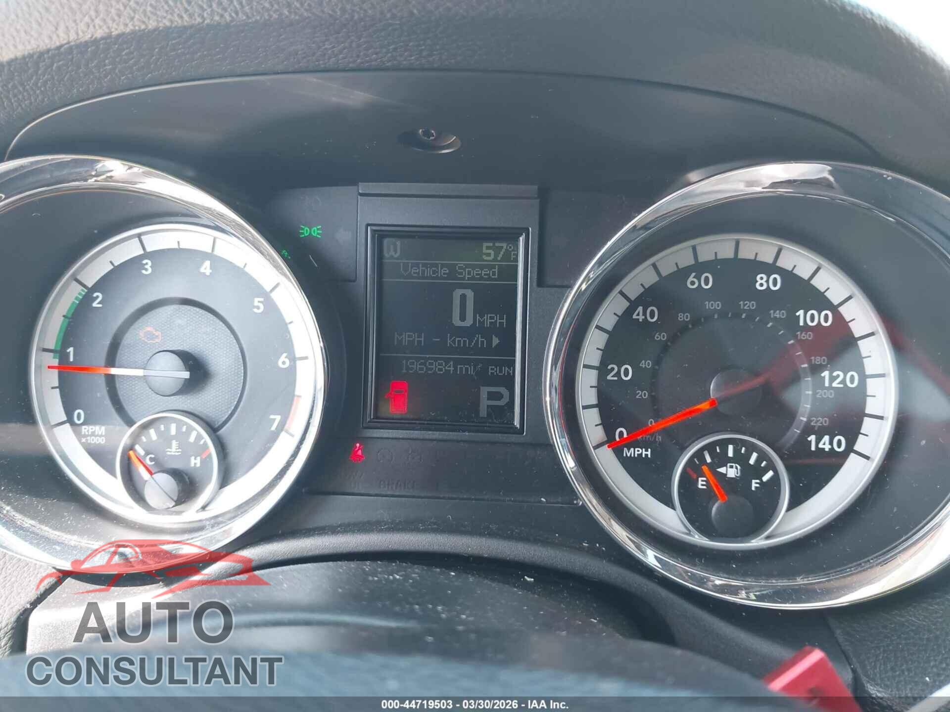 DODGE DURANGO 2013 - 1C4RDJDG7DC664552