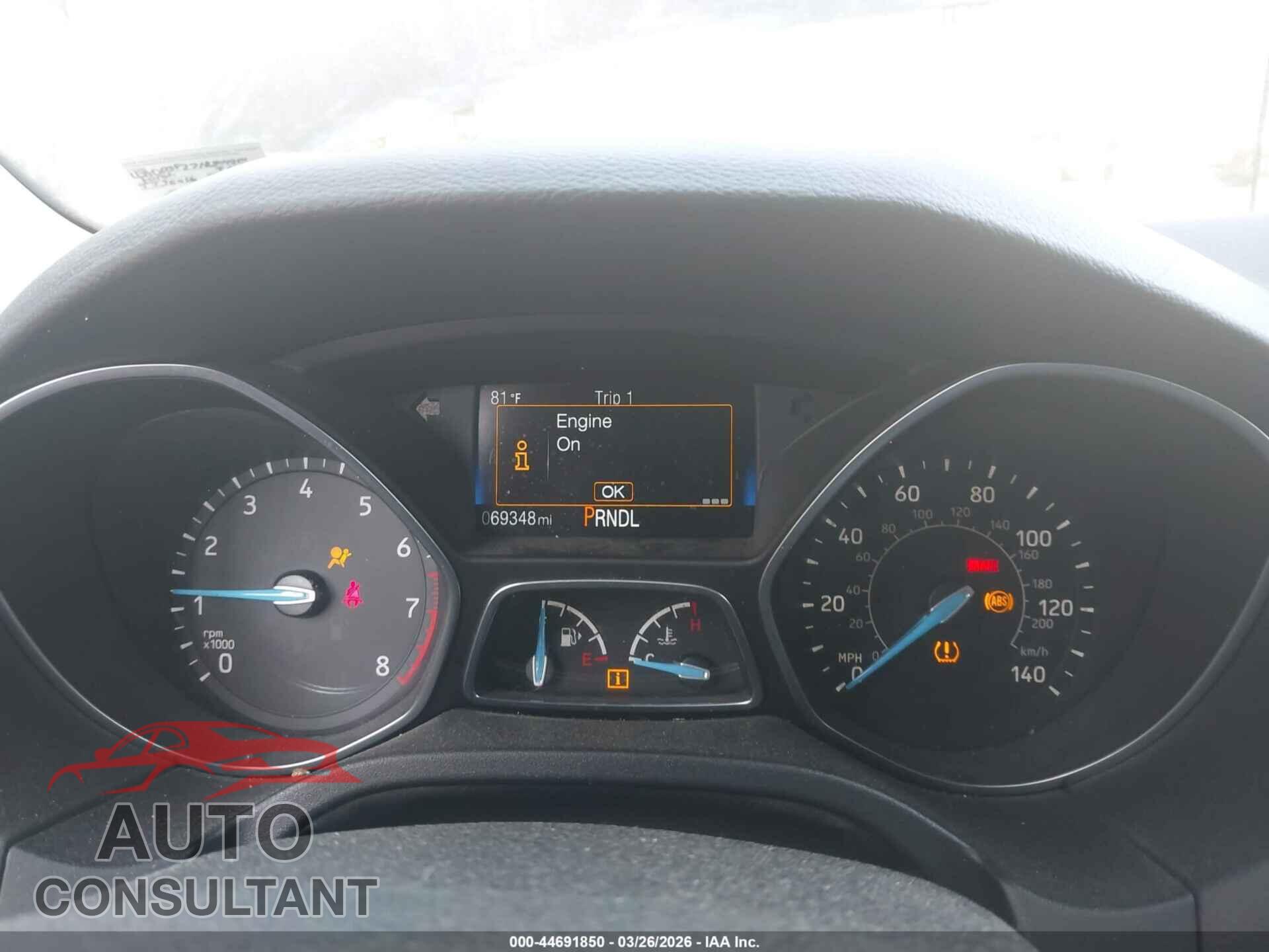FORD FOCUS 2017 - 1FADP3F27HL304904