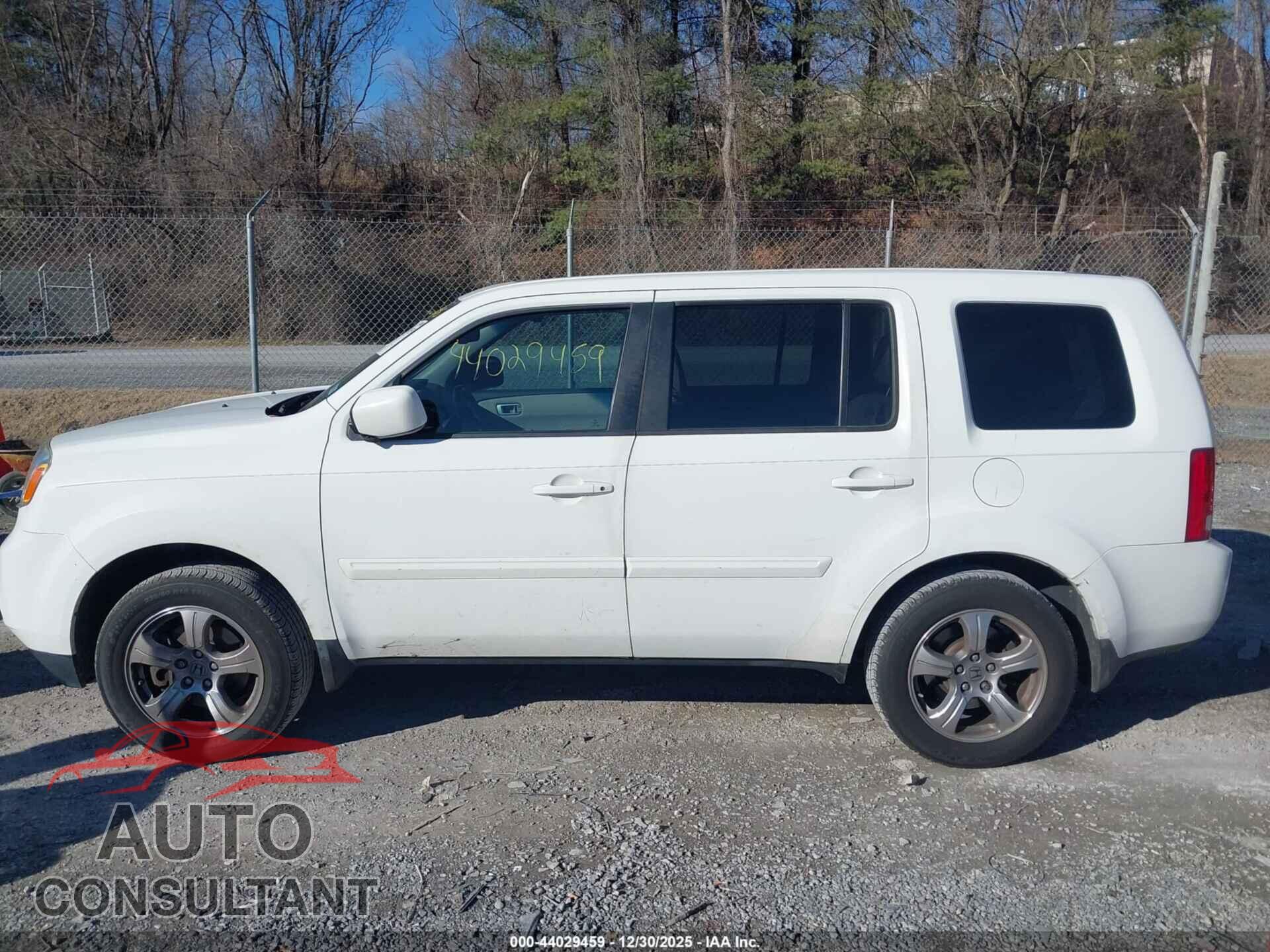 HONDA PILOT 2012 - 5FNYF3H55CB004537