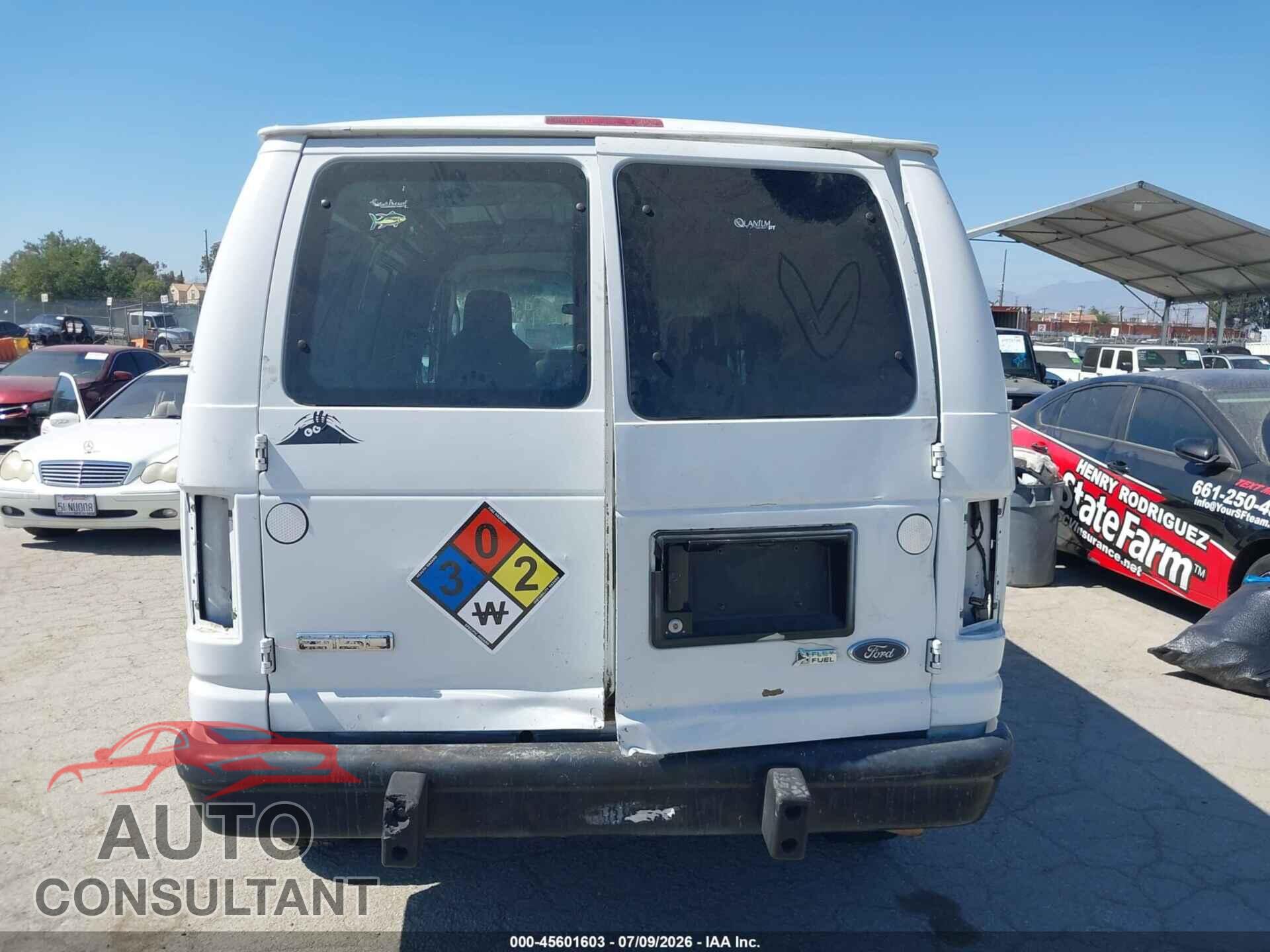 FORD E-250 2012 - 1FTNE2EW2CDA40805