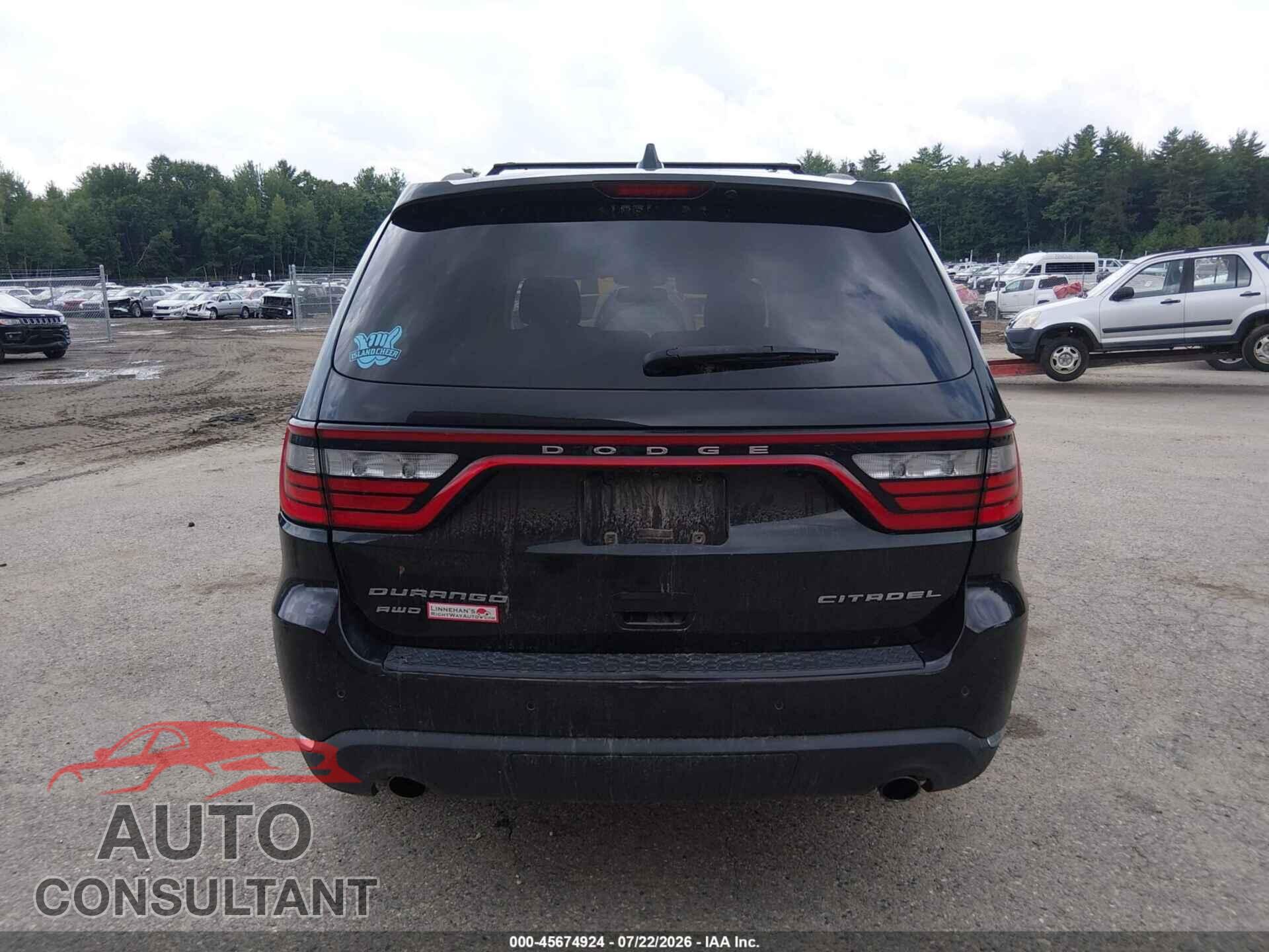 DODGE DURANGO 2015 - 1C4RDJEG0FC772030