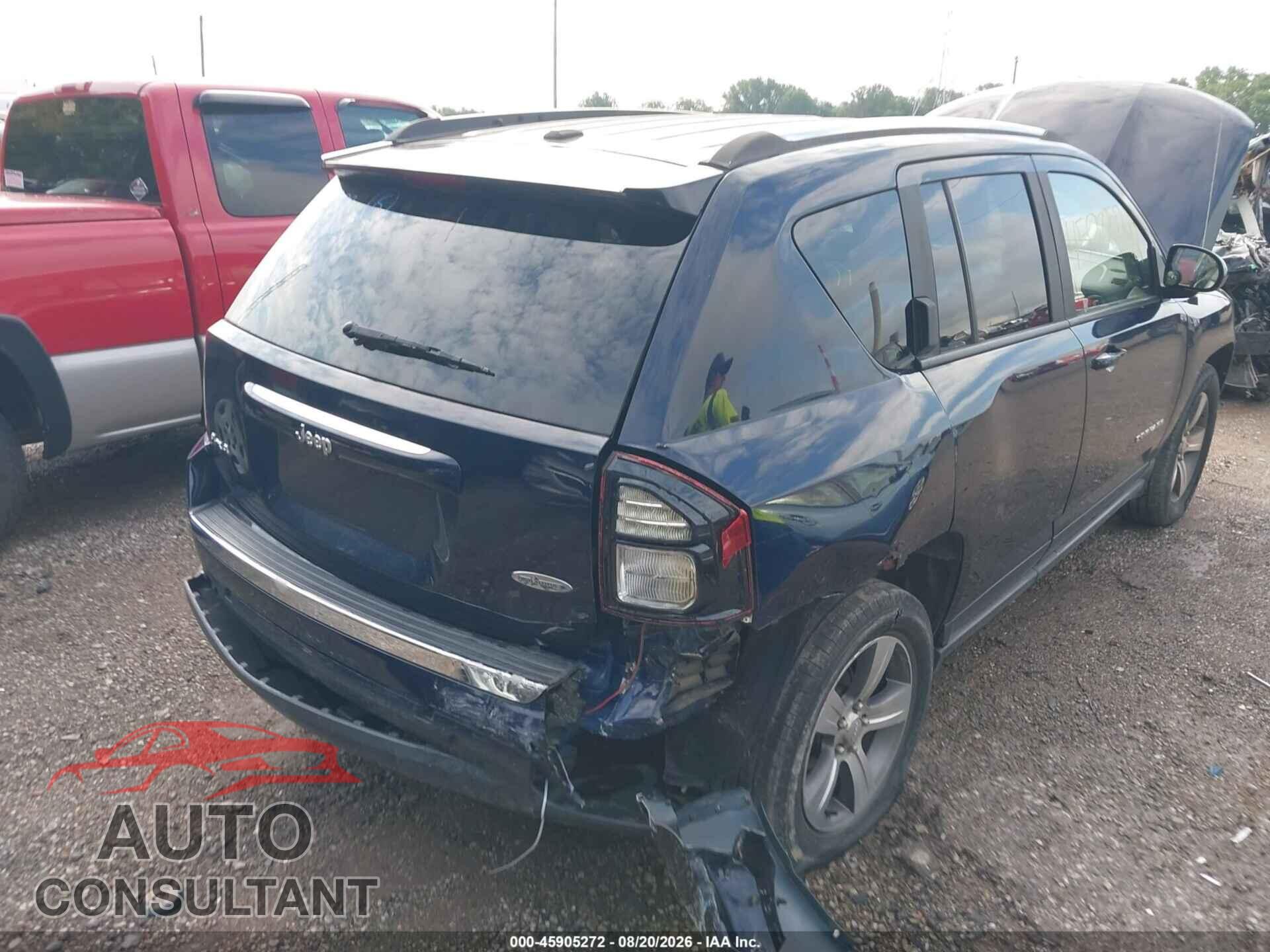 JEEP COMPASS 2017 - 1C4NJDEB4HD167986