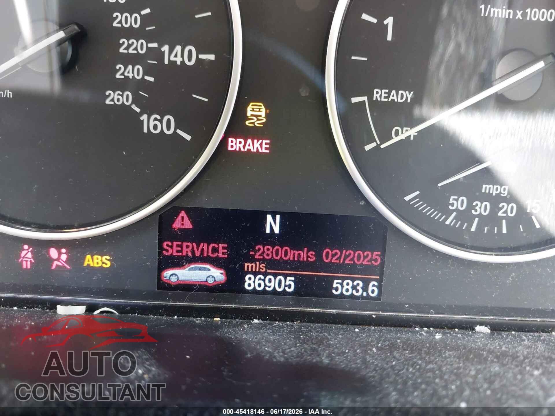 BMW 328I 2012 - WBA3A5C5XCF347316