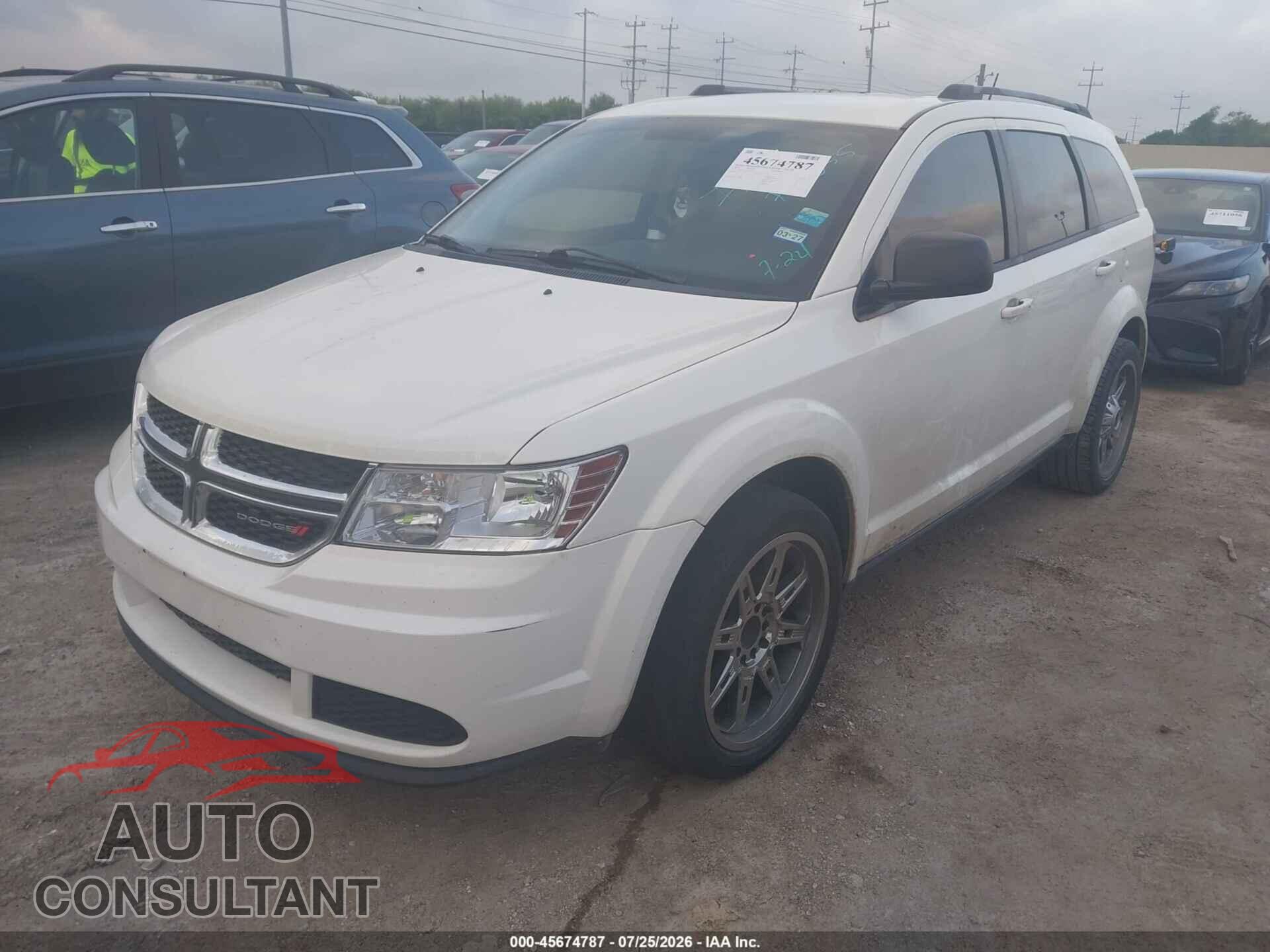 DODGE JOURNEY 2017 - 3C4PDCAB5HT709655