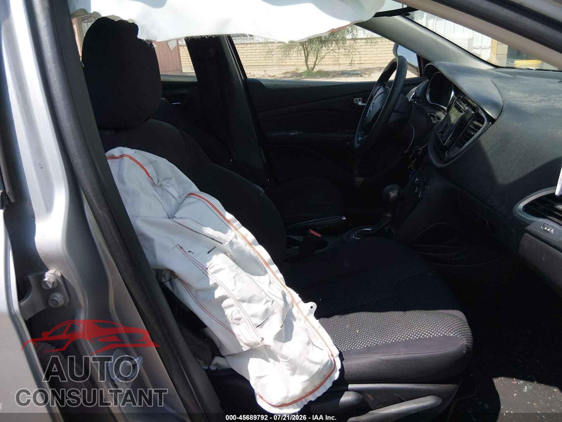 DODGE DART 2015 - 1C3CDFAA3FD146474