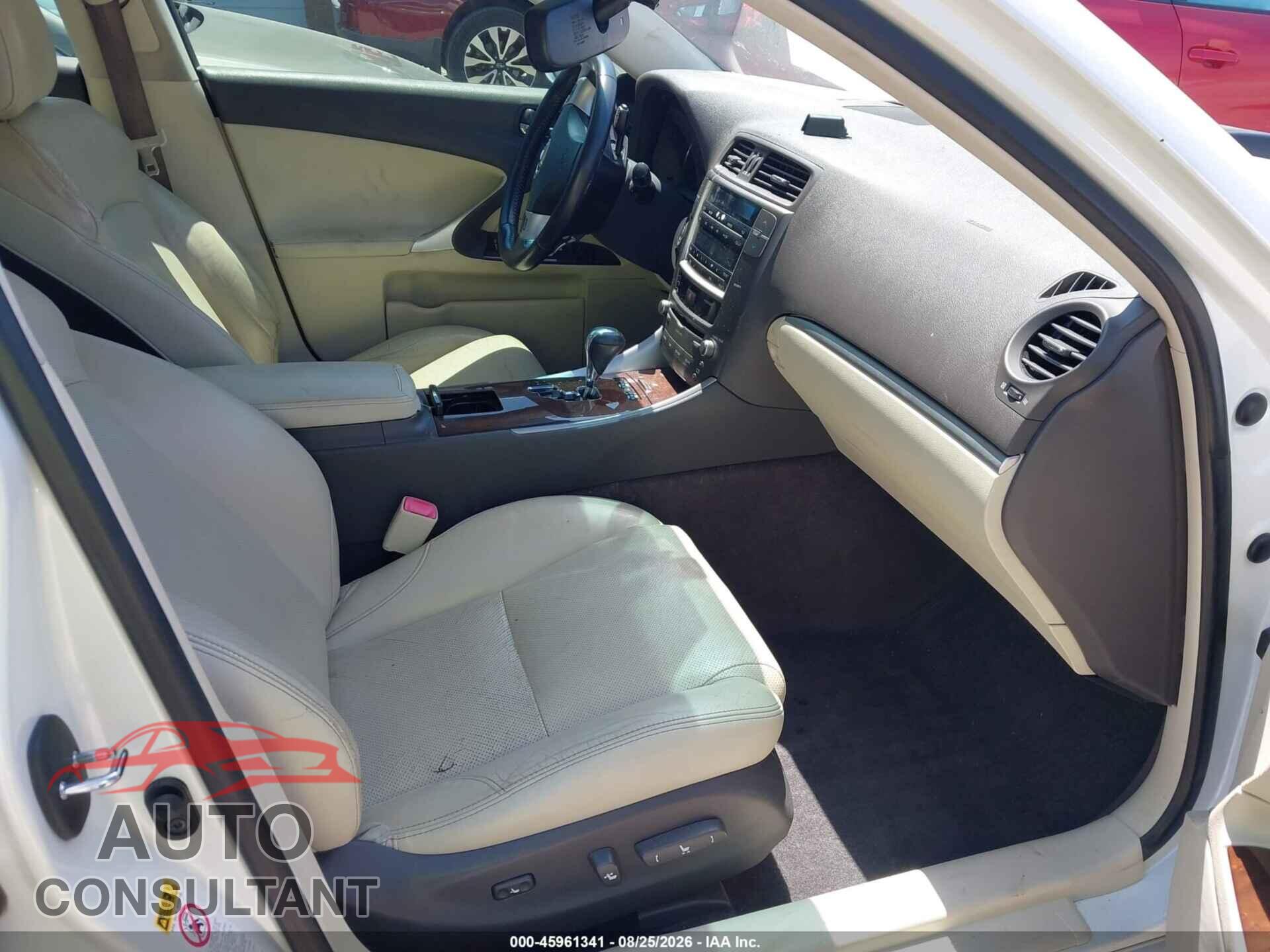 LEXUS IS 250 2012 - JTHCF5C25C5056589