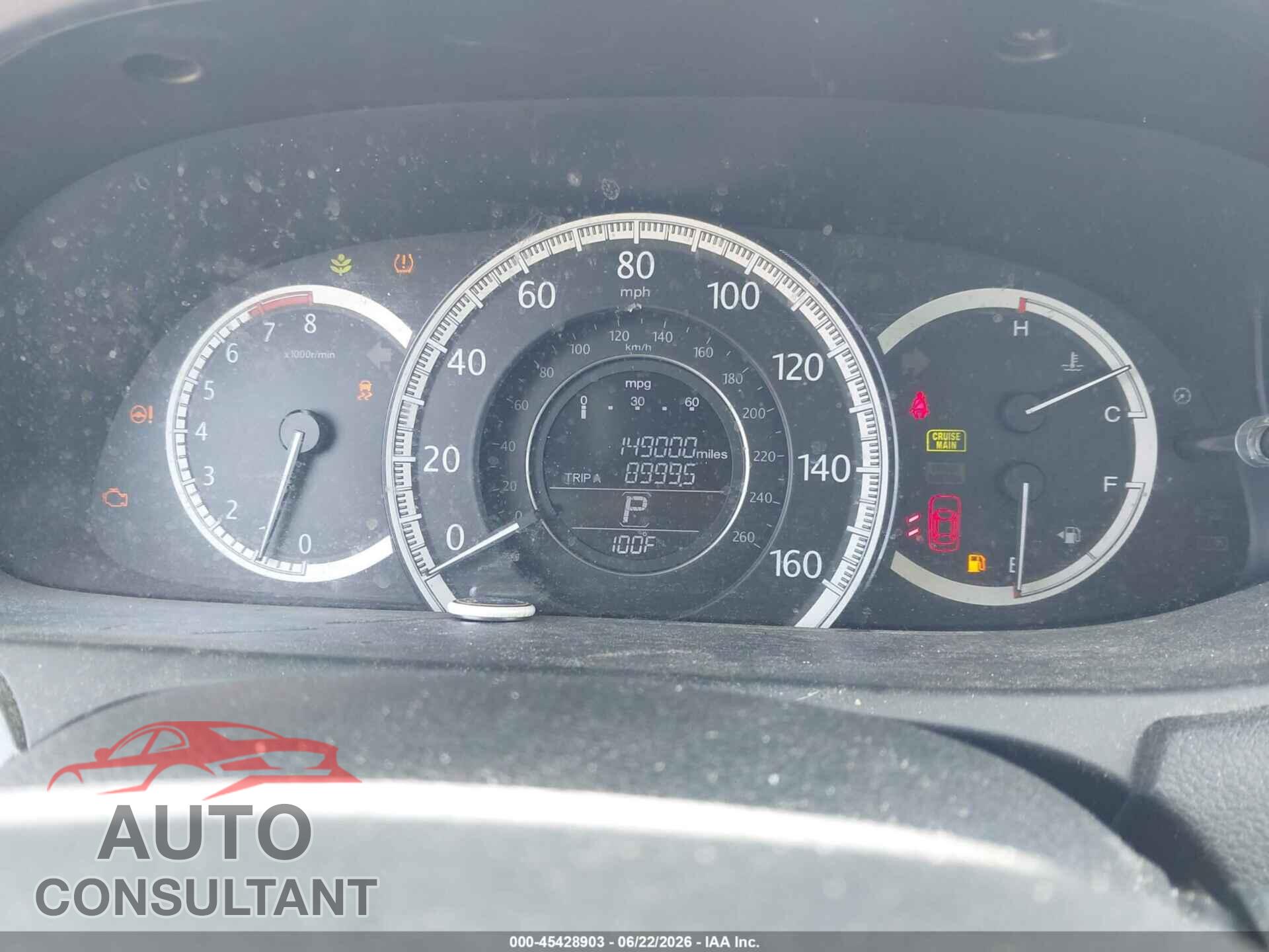 HONDA ACCORD 2015 - 1HGCR2F37FA176287