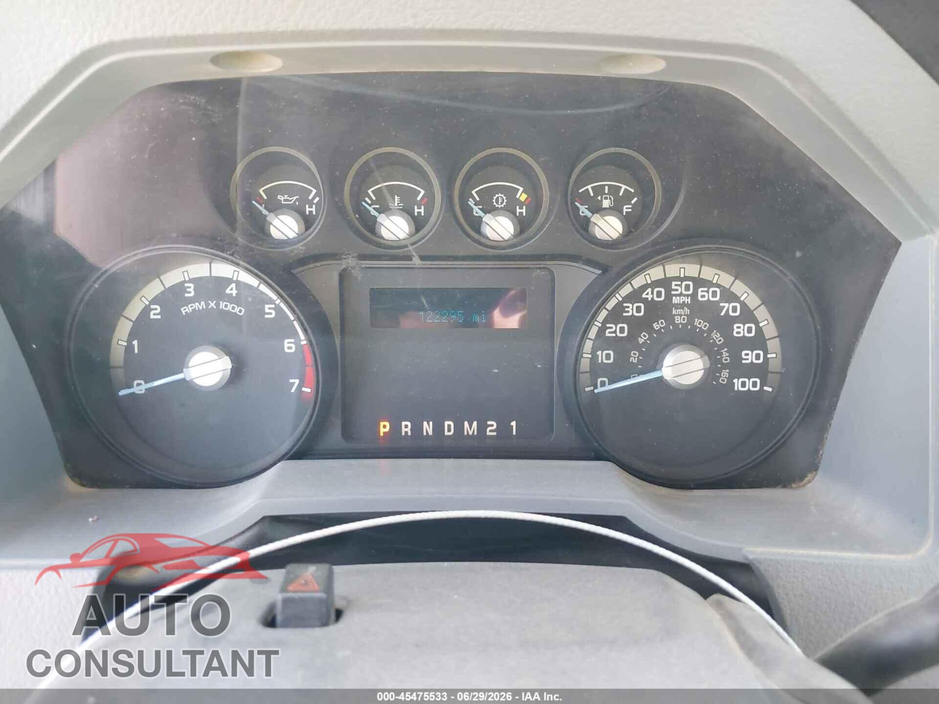 FORD SUPER DUTY F-250 SRW 2012 - 1FT7X2B60CEC26845