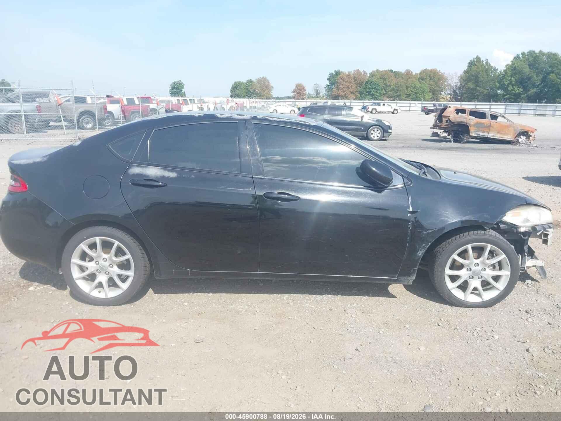 DODGE DART 2013 - 1C3CDFBA8DD318350
