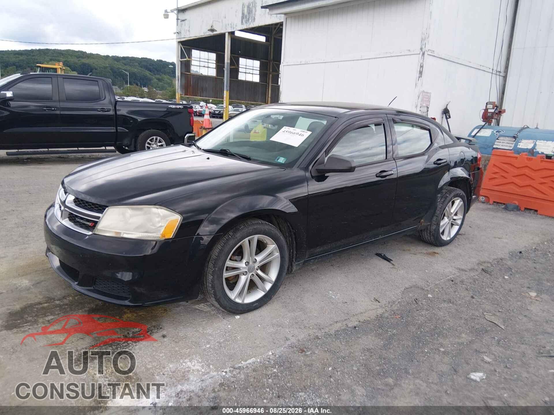 DODGE AVENGER 2012 - 1C3CDZAG9CN261057