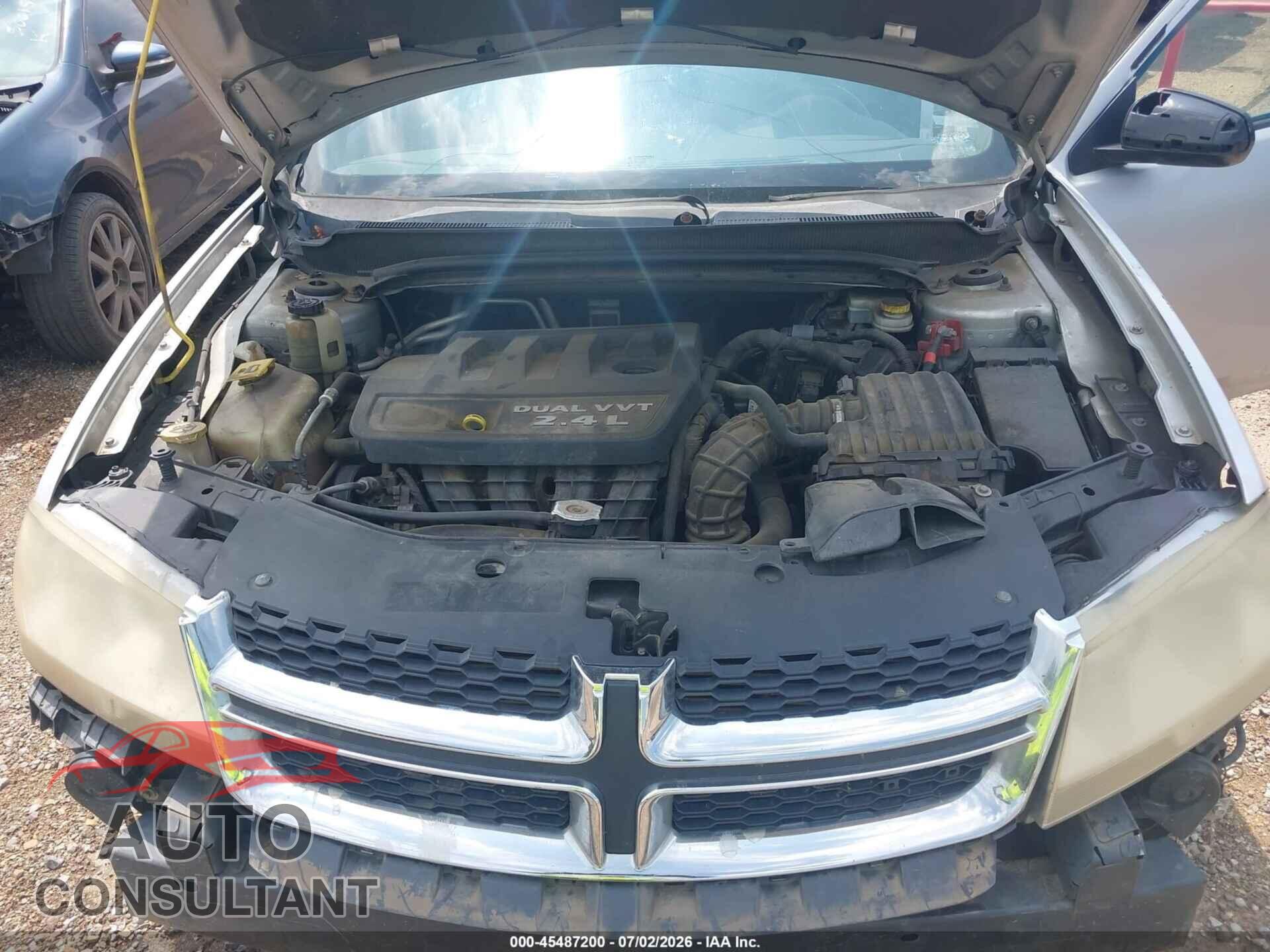 DODGE AVENGER 2012 - 1C3CDZCB5CN182809