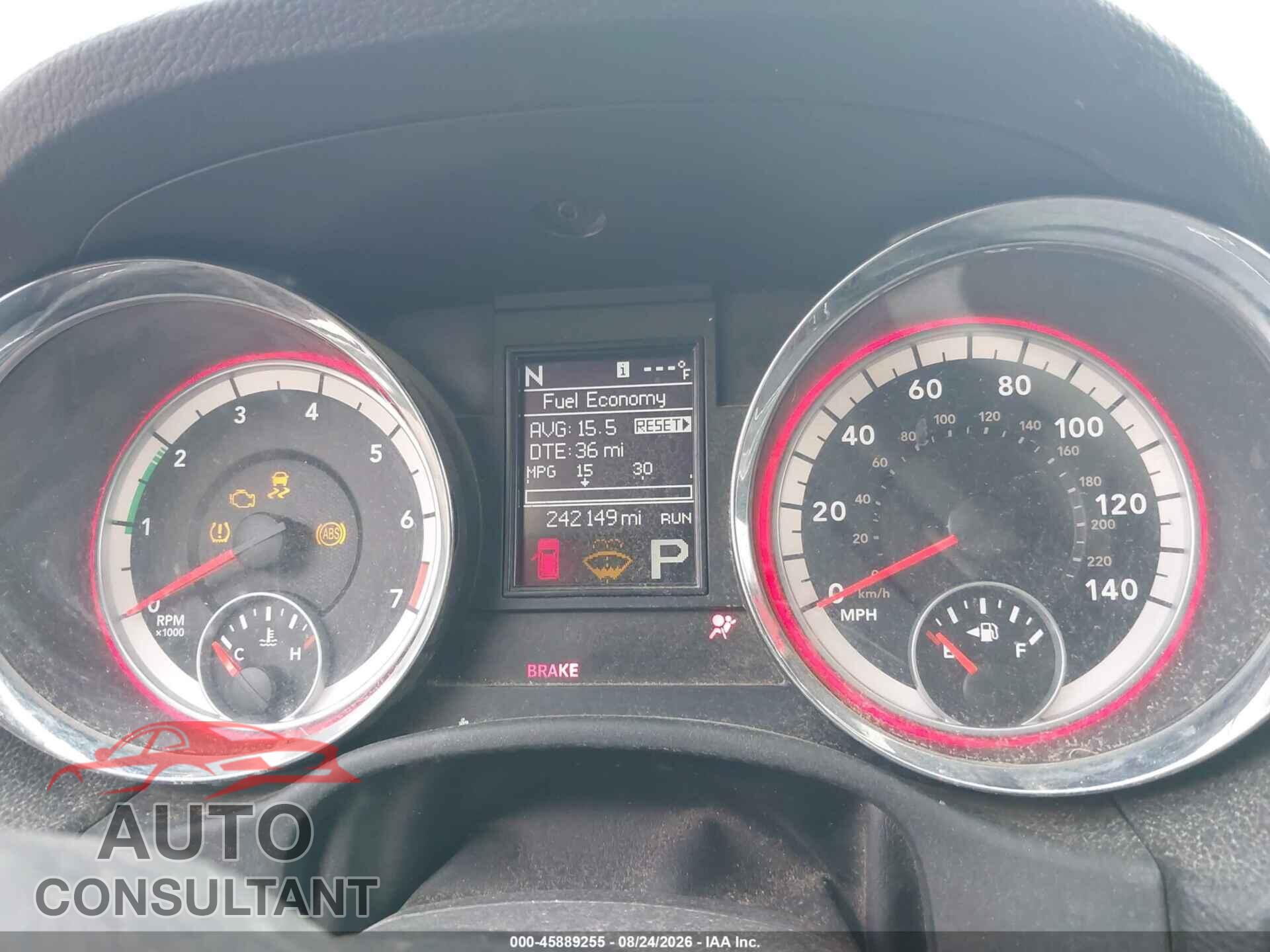 DODGE DURANGO 2013 - 1C4RDJAG9DC575232
