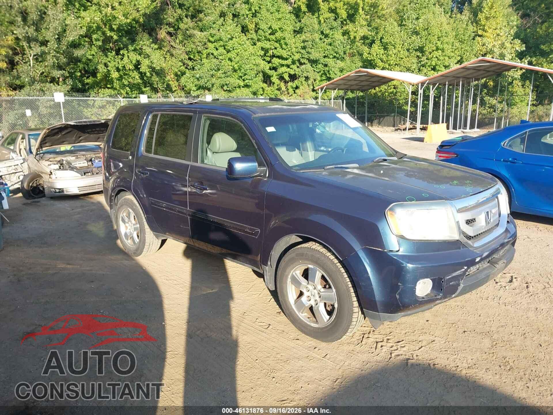 HONDA PILOT 2011 - 5FNYF4H54BB019860