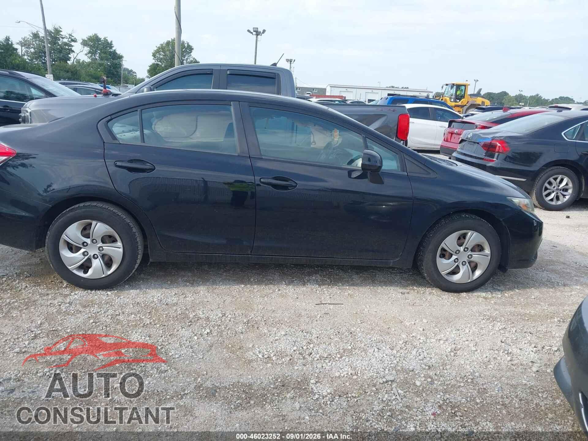 HONDA CIVIC 2013 - 19XFB2F59DE100193