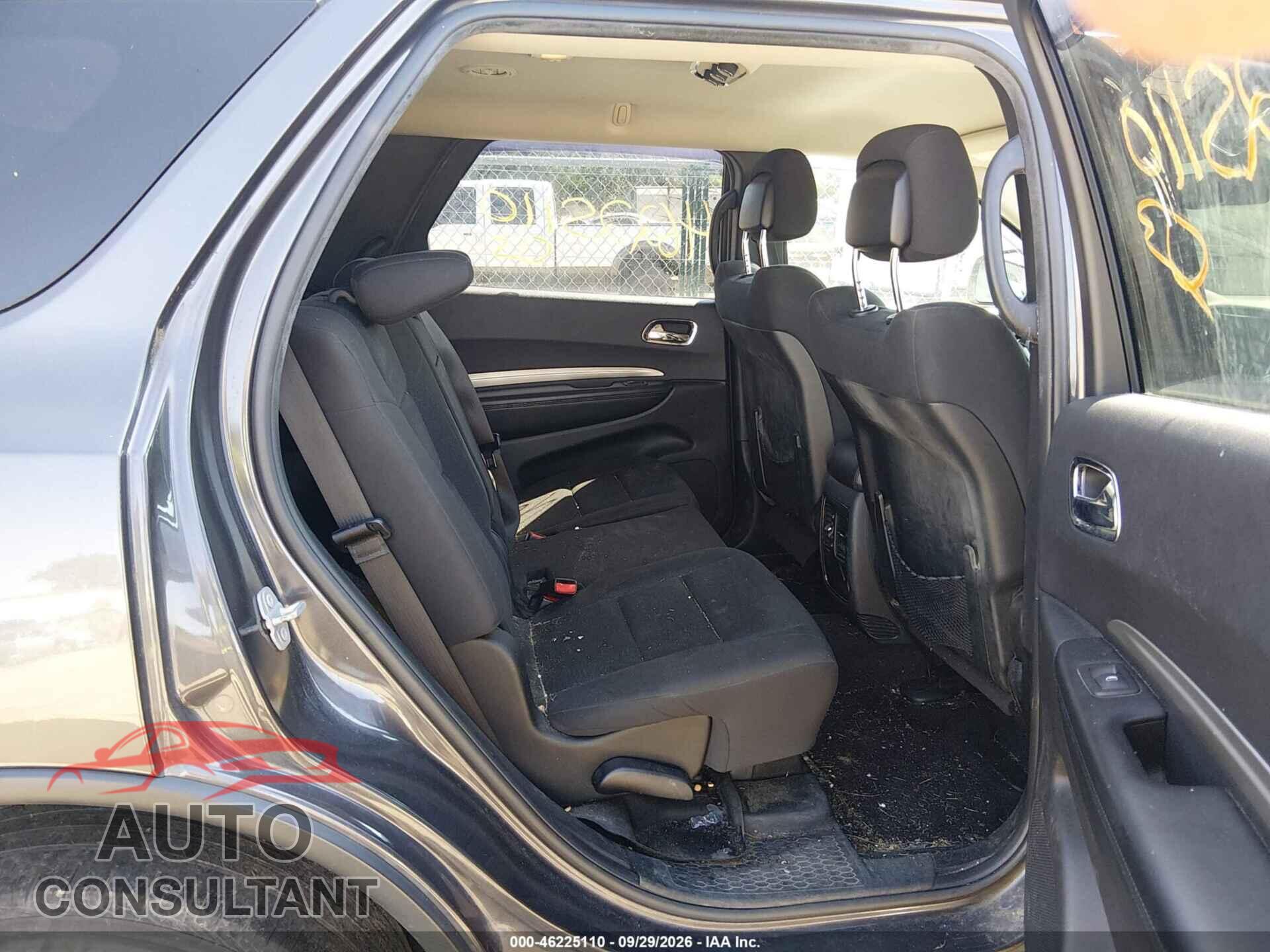 DODGE DURANGO 2017 - 1C4RDJAG6HC833664