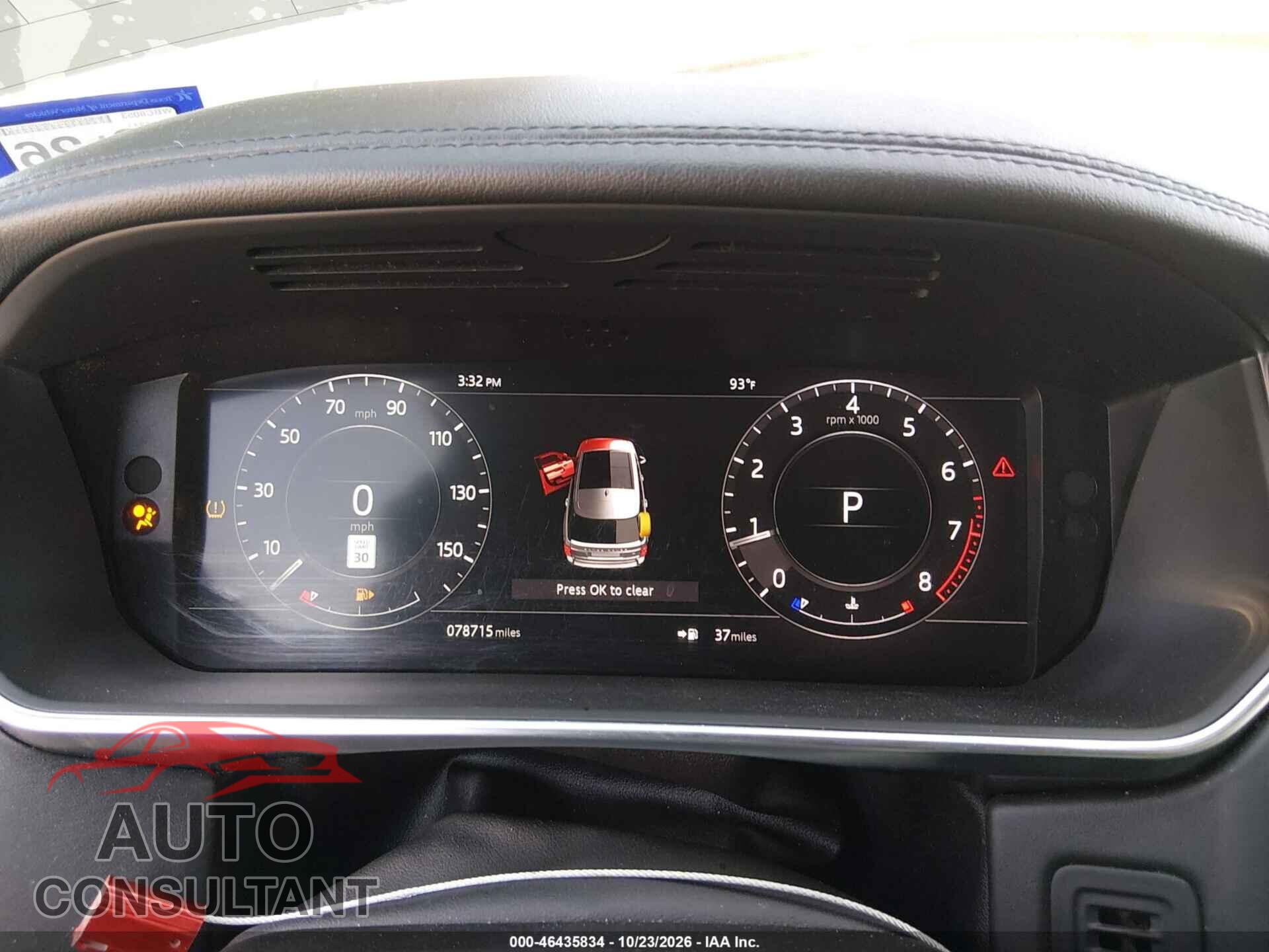 LAND ROVER RANGE ROVER 2019 - SALGS2SV5KA543833