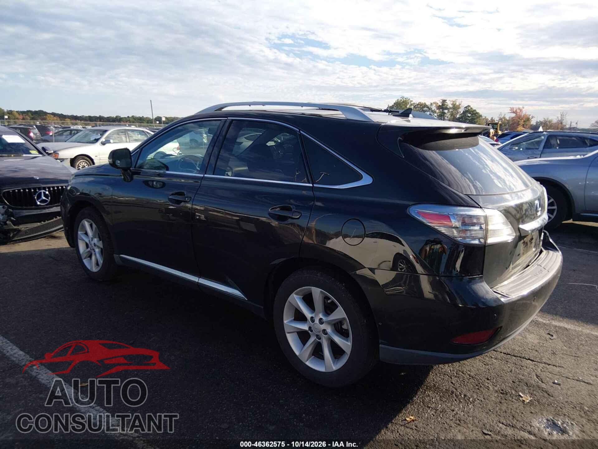 LEXUS RX 350 2011 - 2T2ZK1BA9BC048436