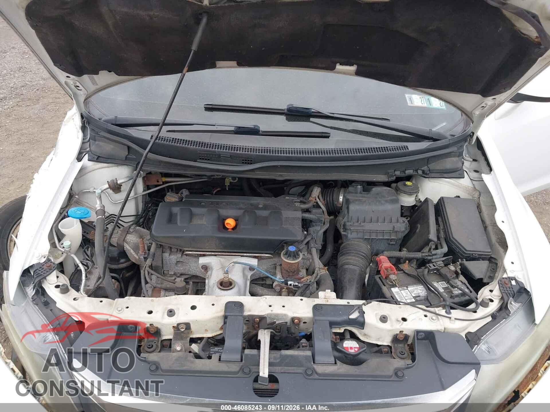 HONDA CIVIC 2012 - 2HGFB2F86CH315867