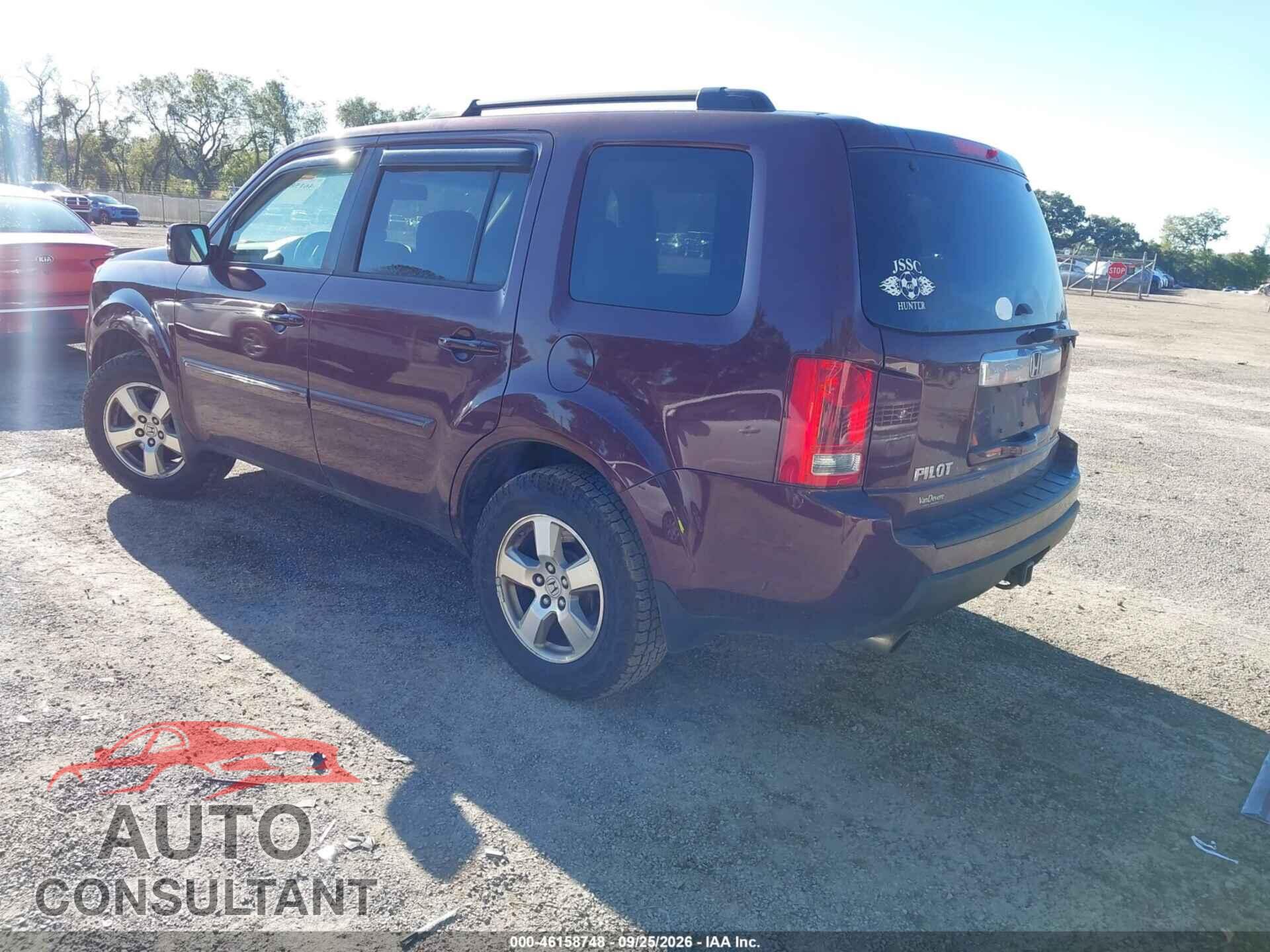 HONDA PILOT 2009 - 5FNYF48629B031167