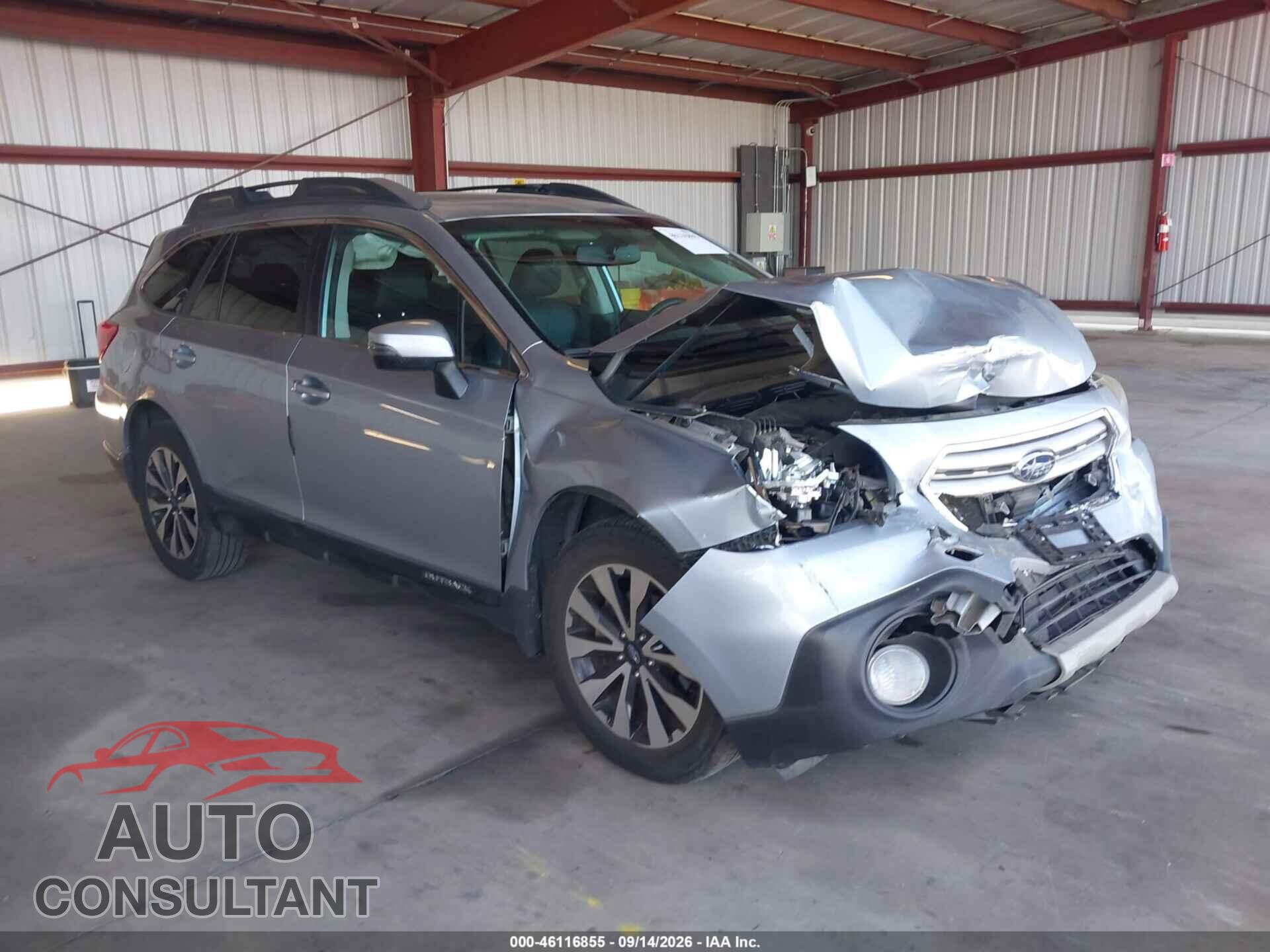 SUBARU OUTBACK 2015 - 4S4BSBLC3F3343859
