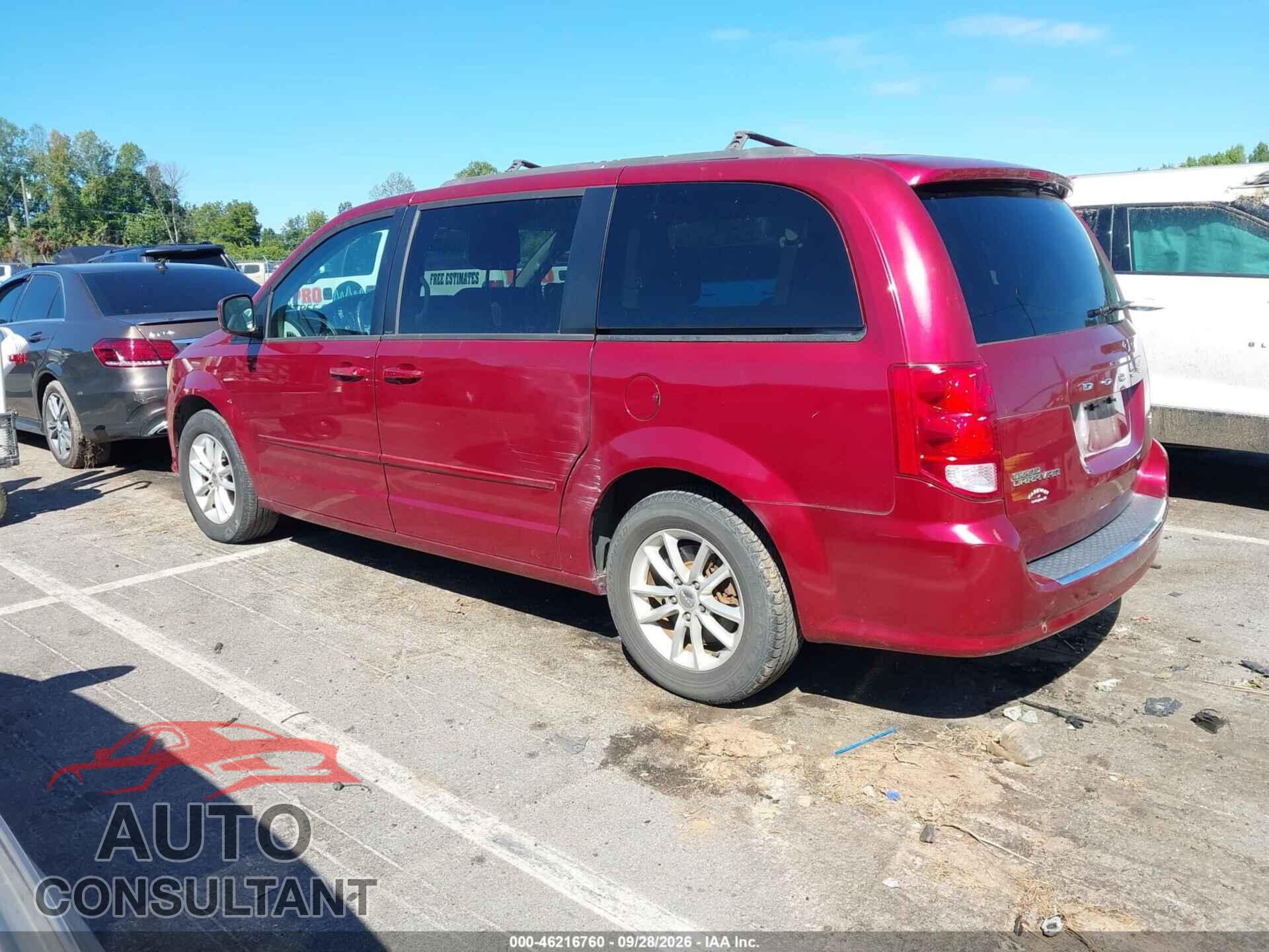 DODGE GRAND CARAVAN 2014 - 2C4RDGCGXER321196