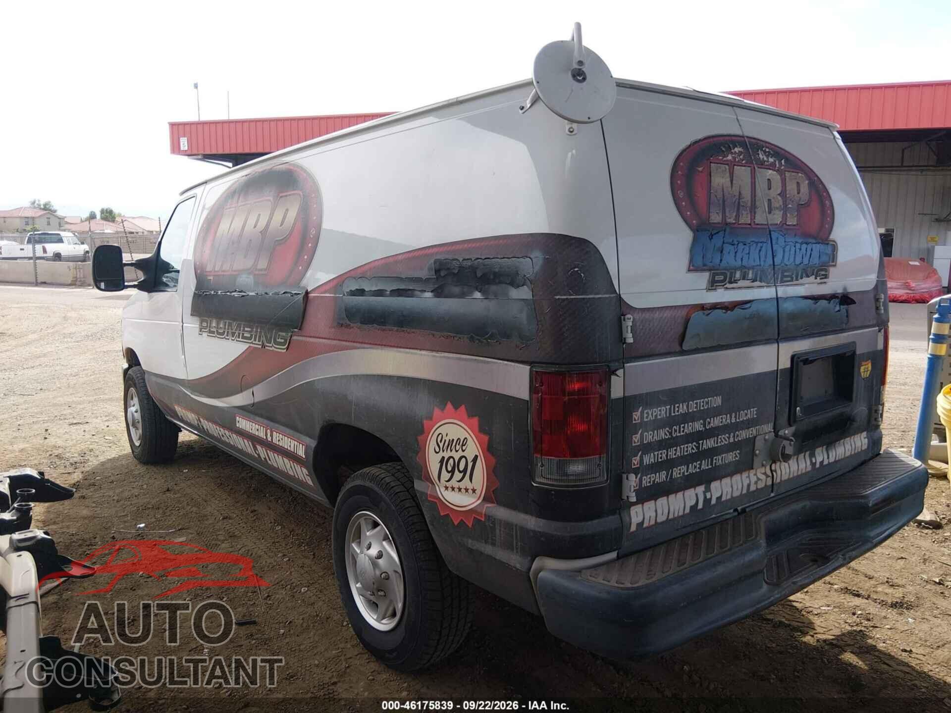 FORD E-250 2010 - 1FTNE2EW5ADA85878