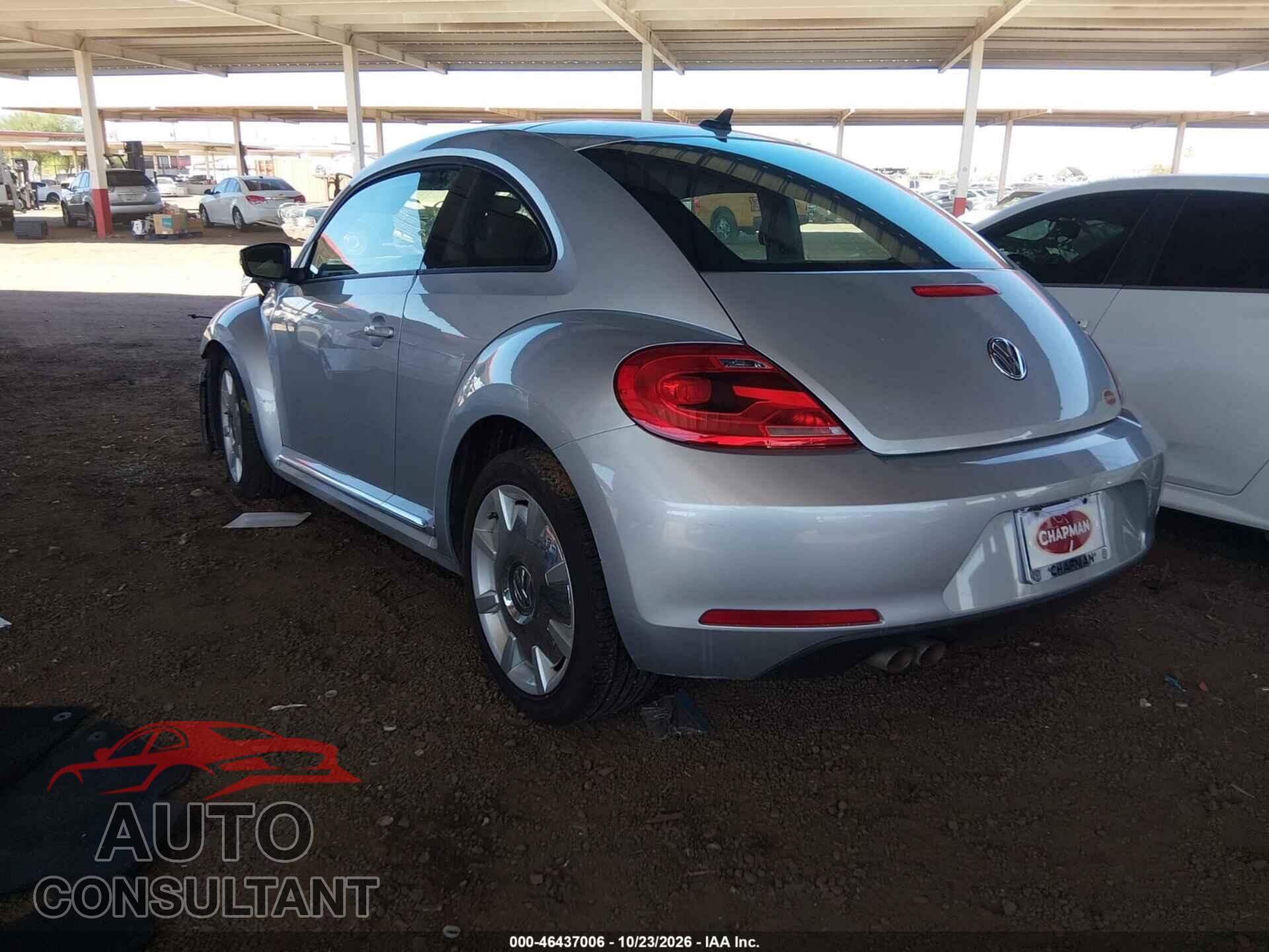 VOLKSWAGEN BEETLE 2012 - 3VWJP7AT3CM602083
