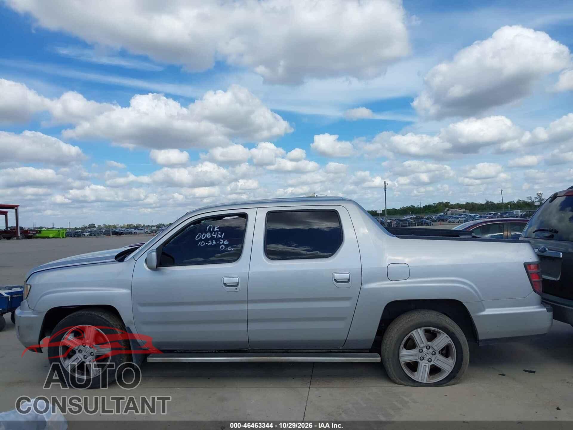 HONDA RIDGELINE 2013 - 5FPYK1F54DB008431