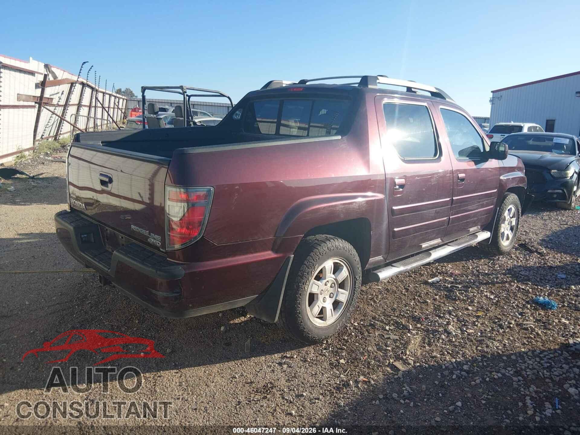 HONDA RIDGELINE 2012 - 5FPYK1F52CB460179