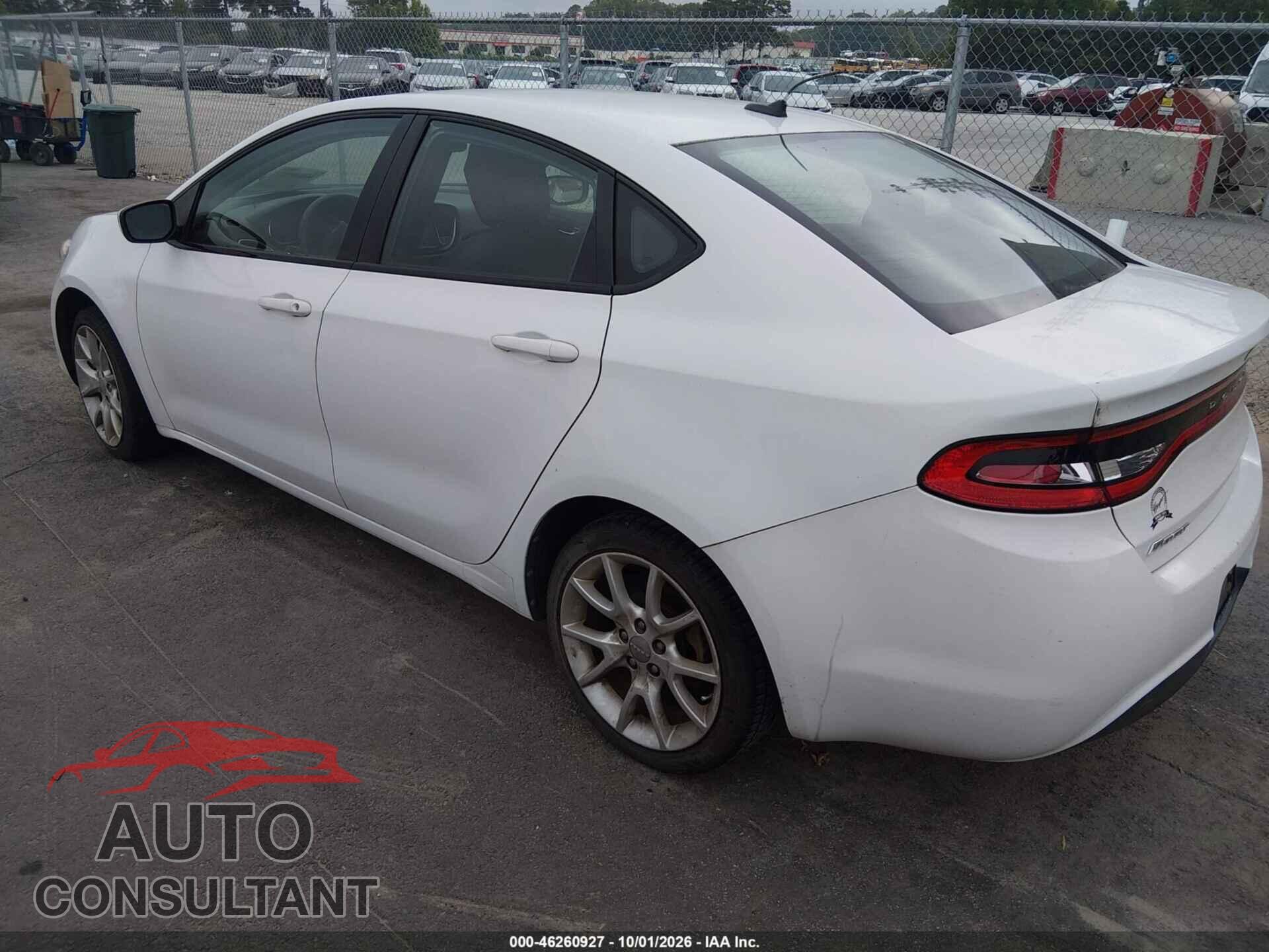DODGE DART 2013 - 1C3CDFBA5DD225995